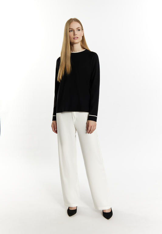 Dreimaster klassischer Damen-Strickpullover