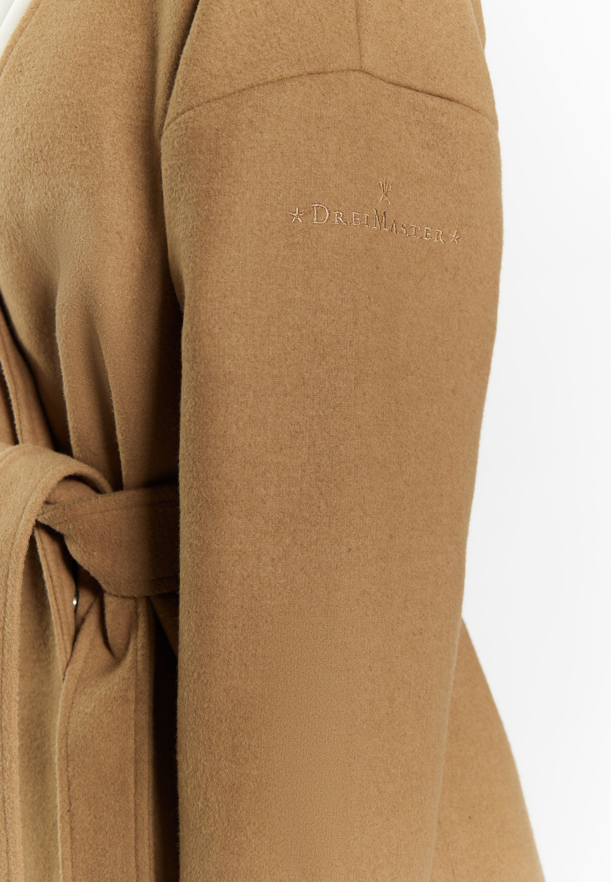 Dreimaster Klassik Women's Transitional Jacket Made From A Wool Blend