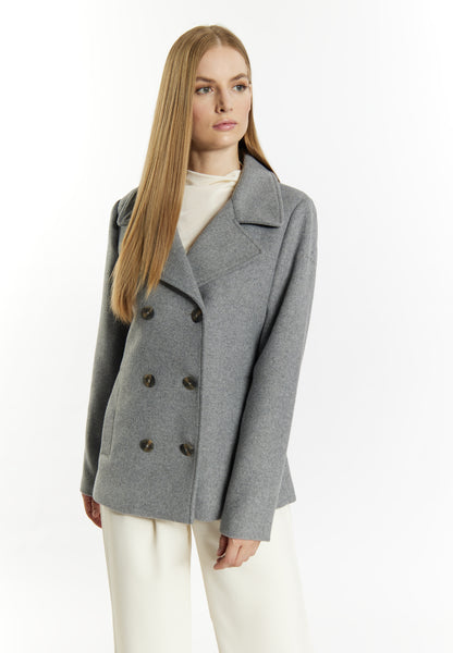 DreiMaster Klassik Women's Transitional Jacket Made From A Wool Blend