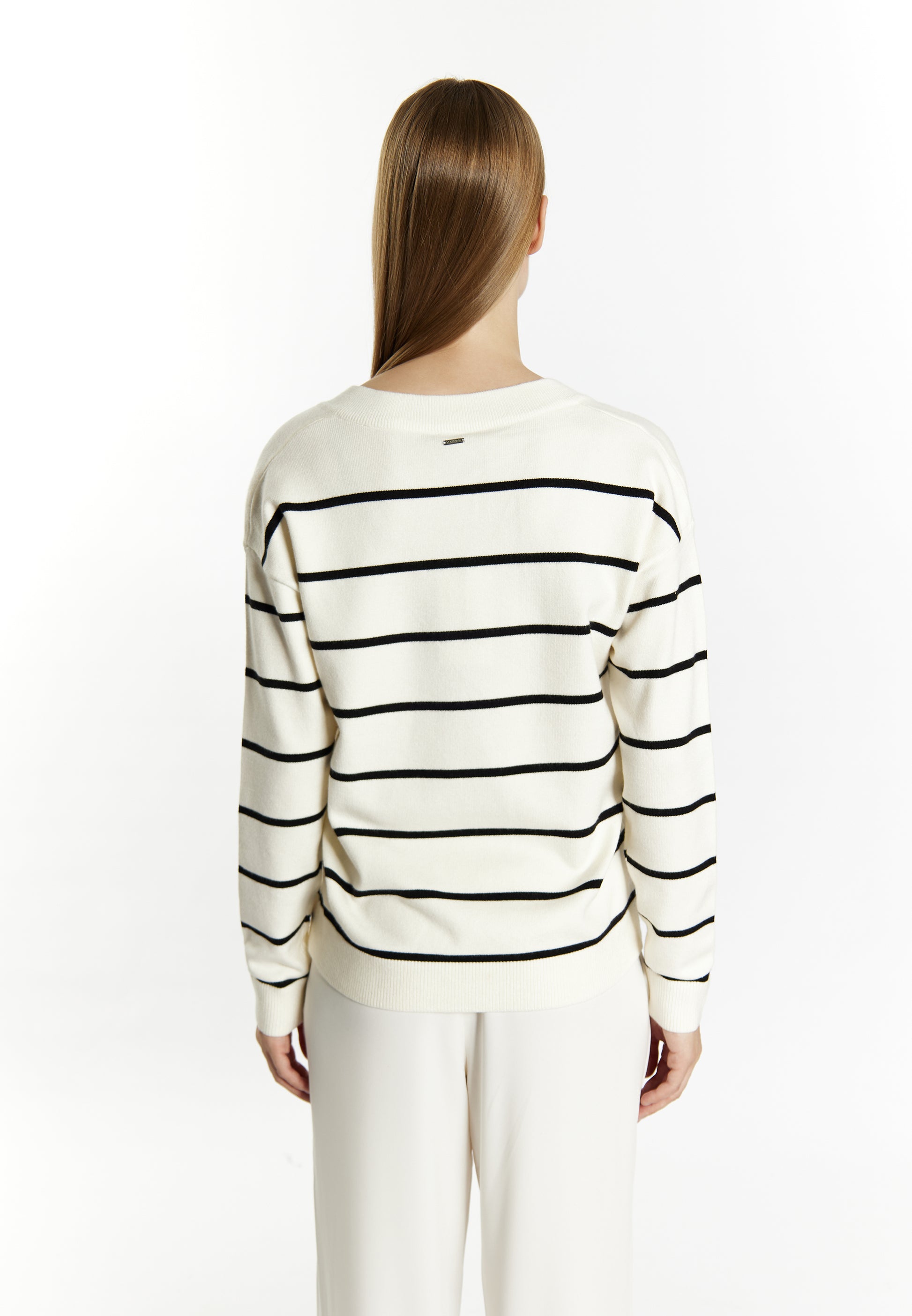 Dreimaster klassischer Damen-Strickpullover