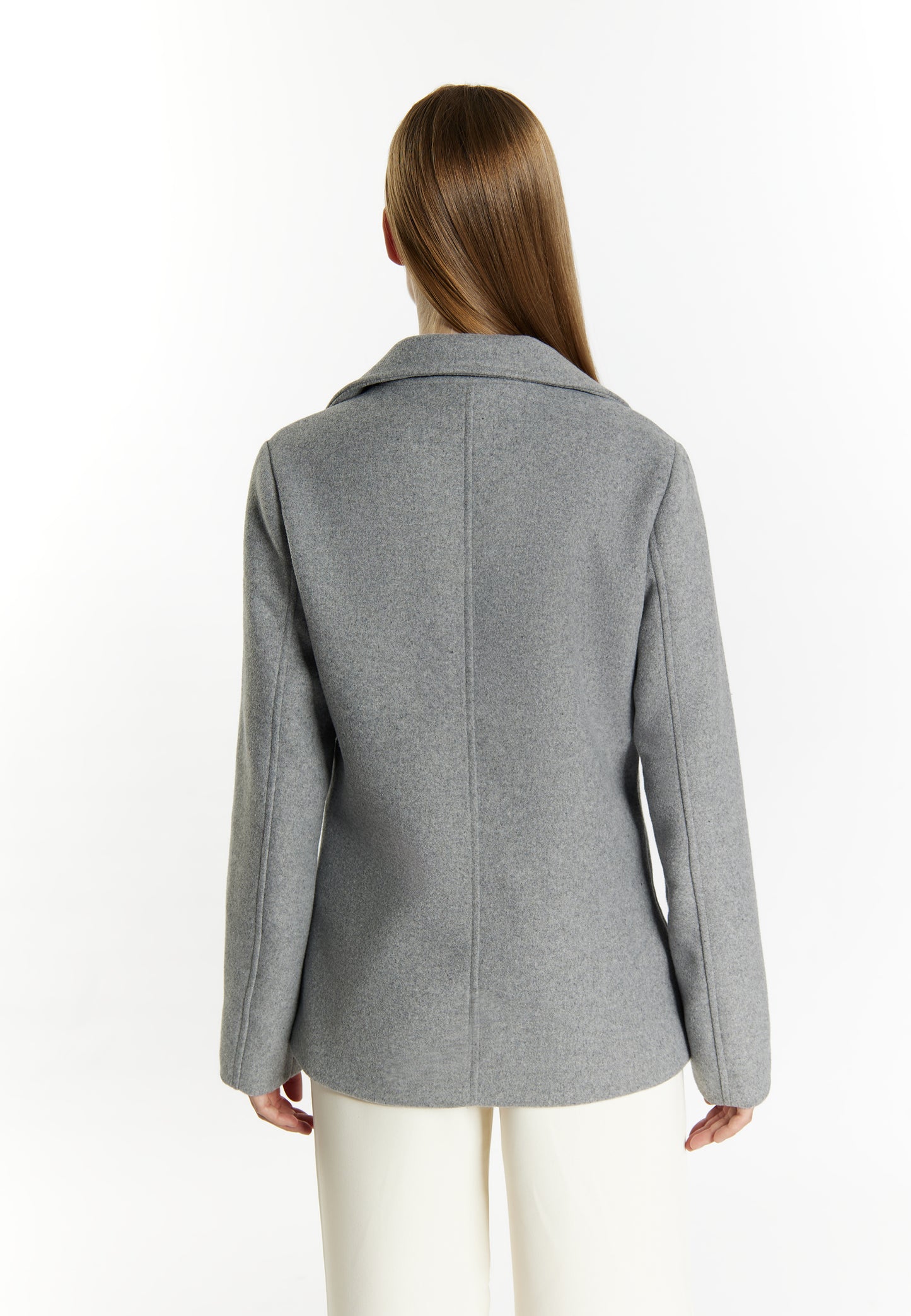 DreiMaster Klassik Women's Transitional Jacket Made From A Wool Blend