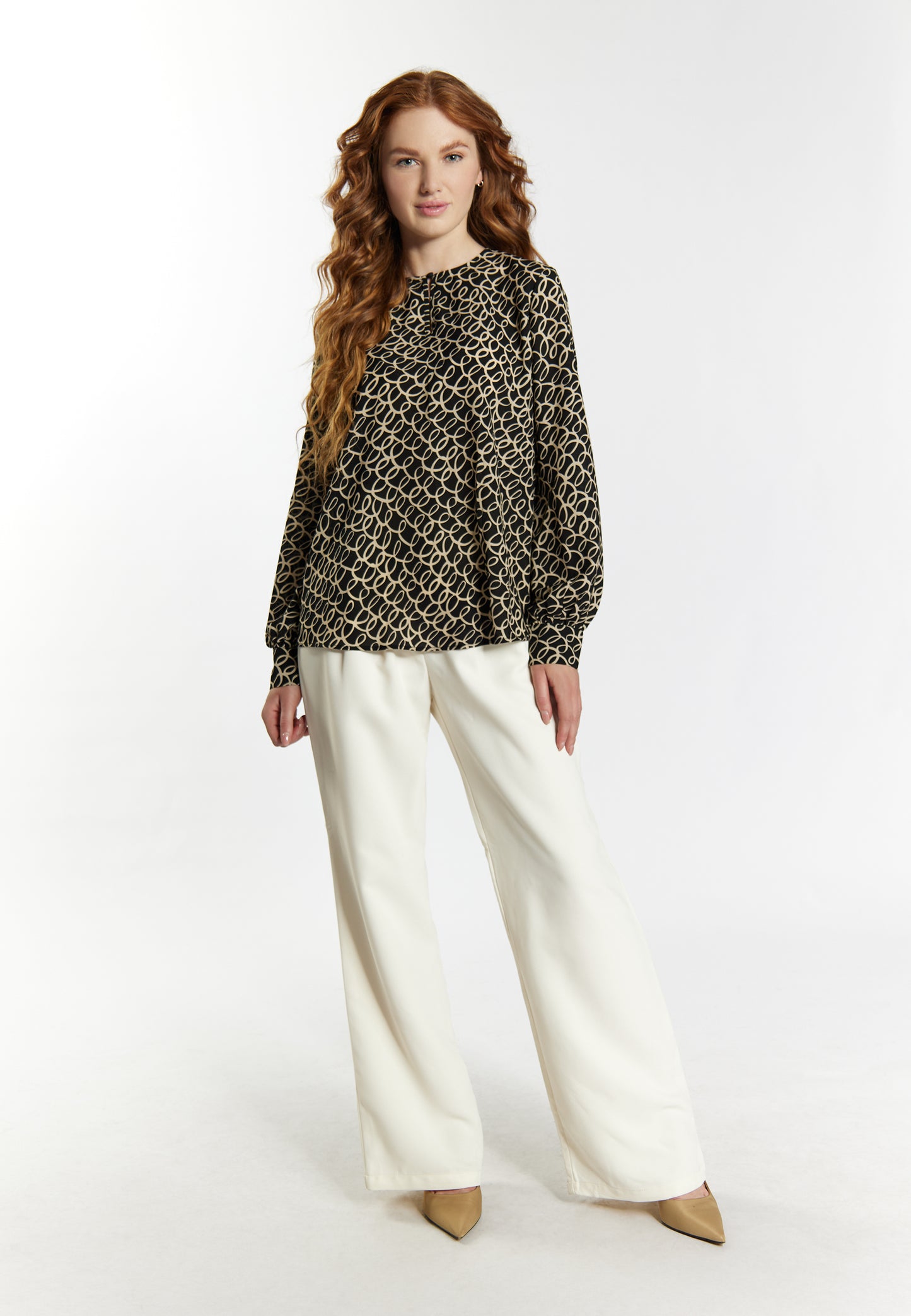 Dreimaster Klassik Damen-Langarmbluse