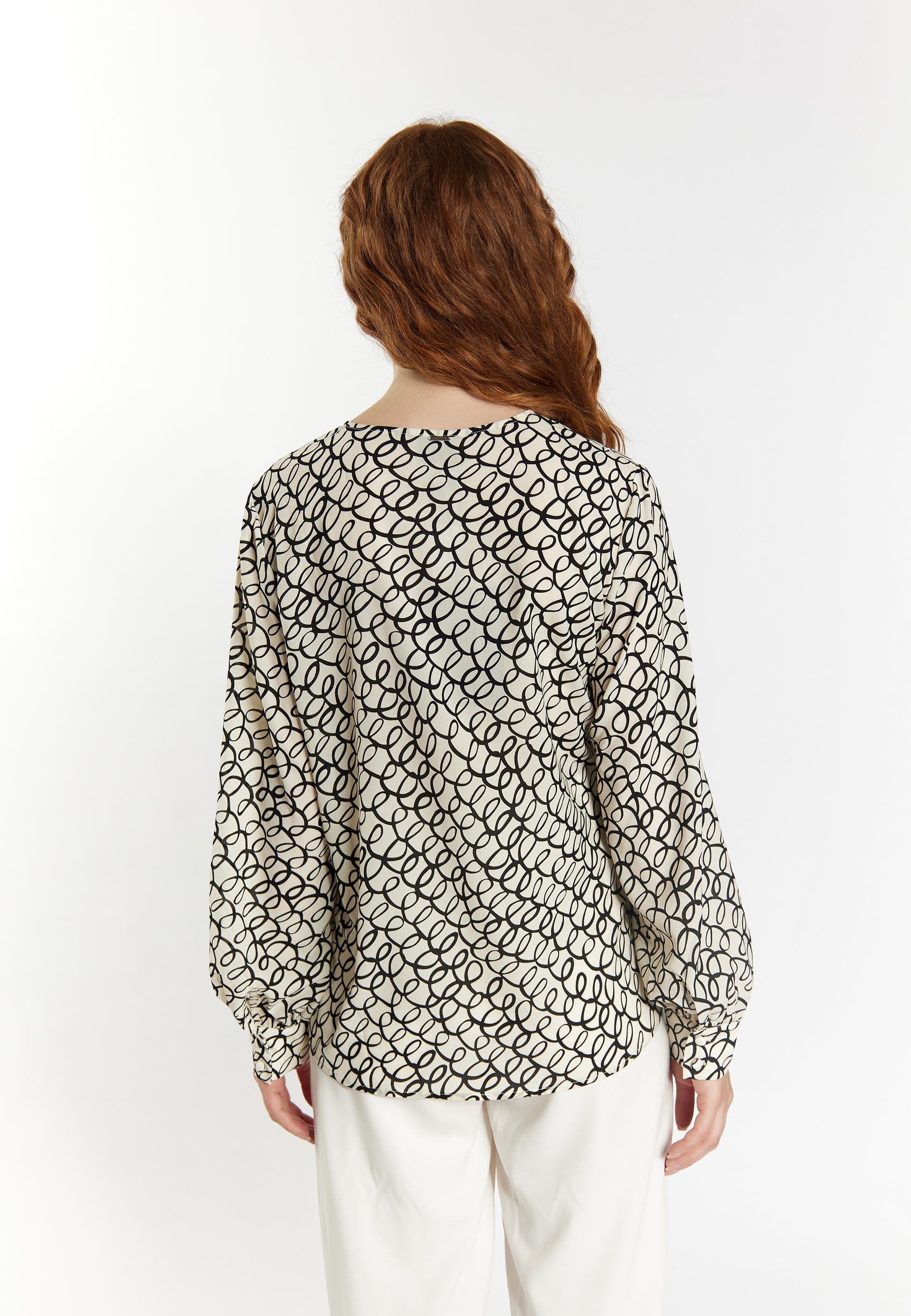 Dreimaster Klassik Damen-Langarmbluse