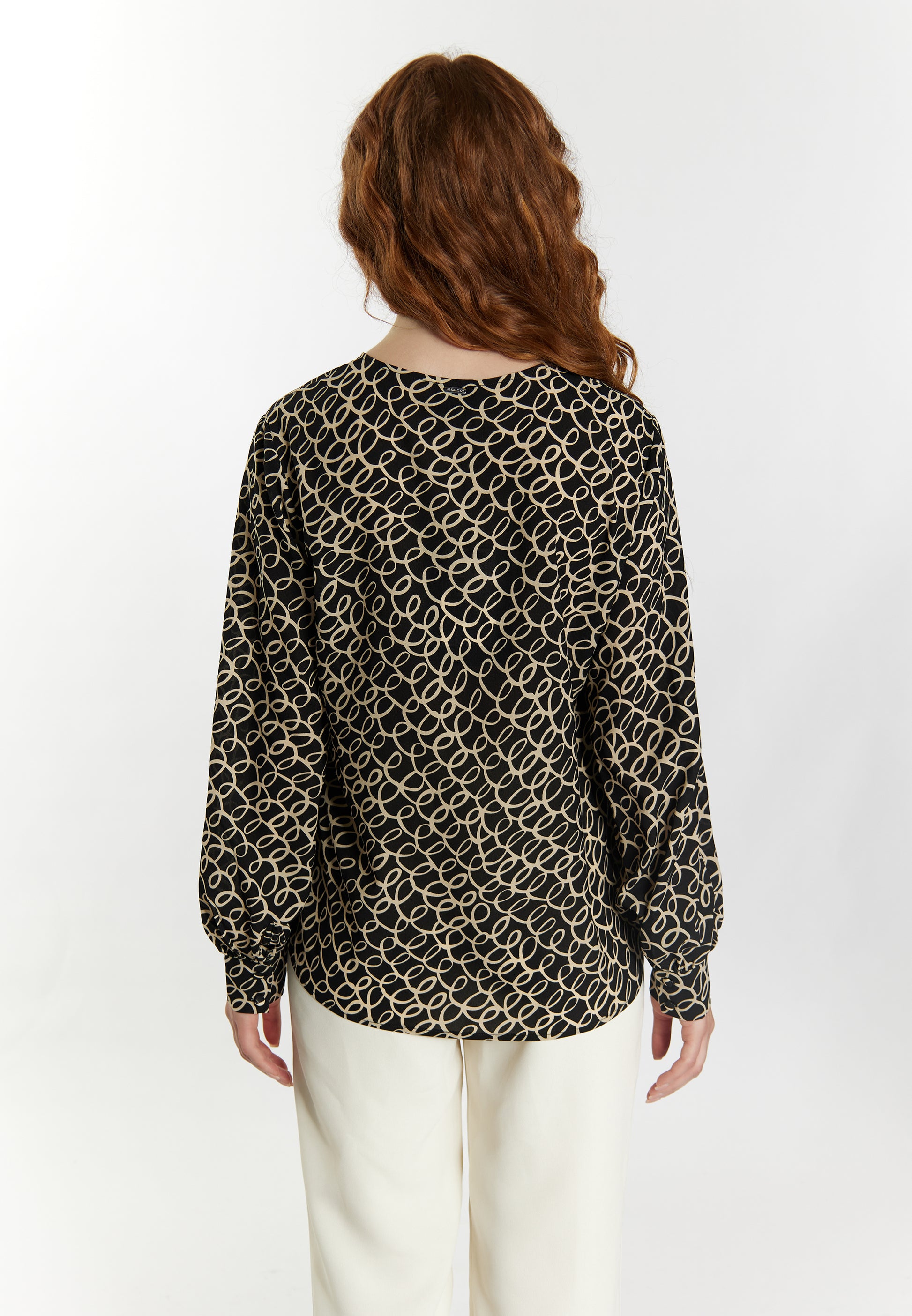 Dreimaster Klassik Damen-Langarmbluse