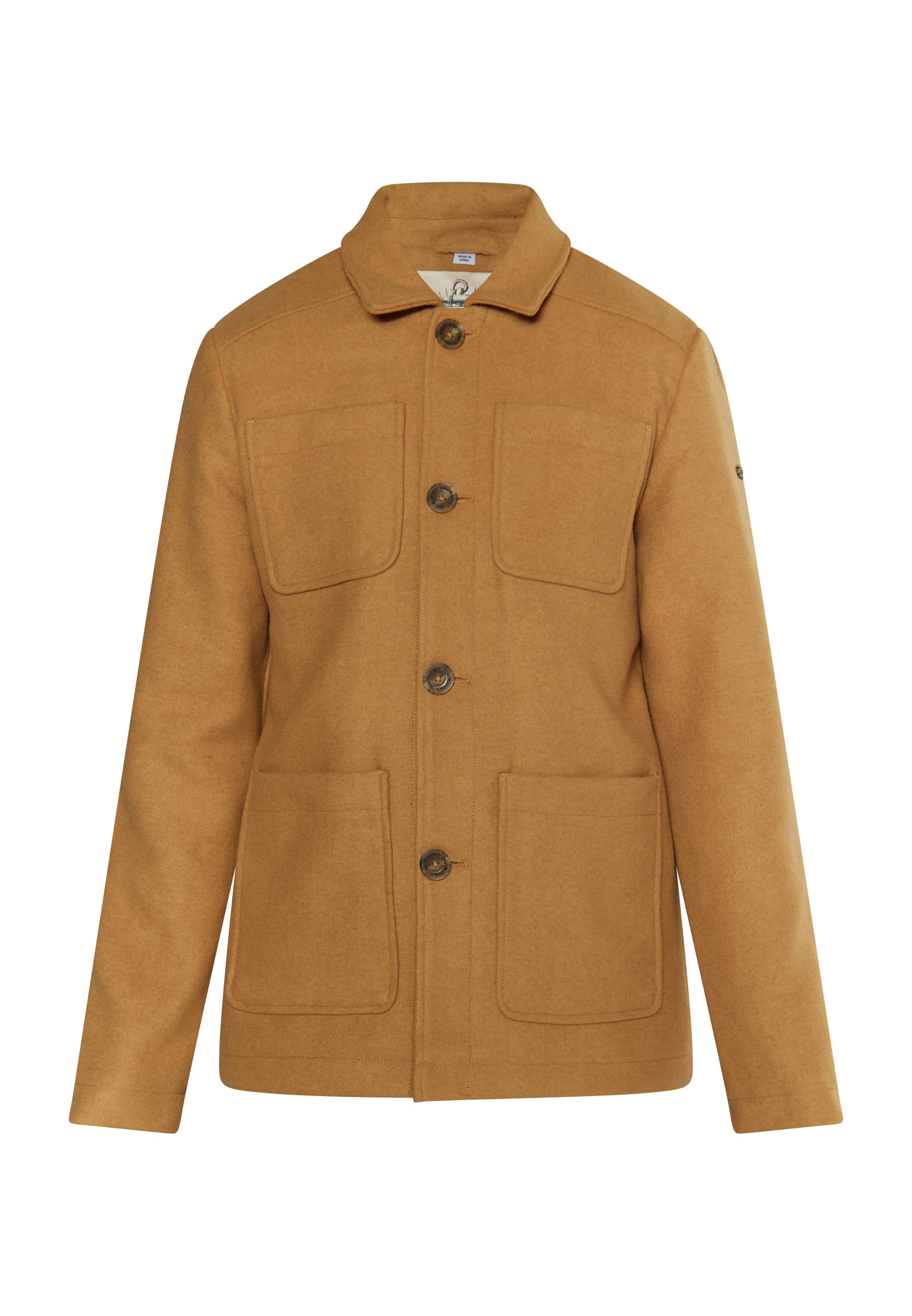 Dreimaster Vintage Men's Transitional Jacket Made From A Wool Blend