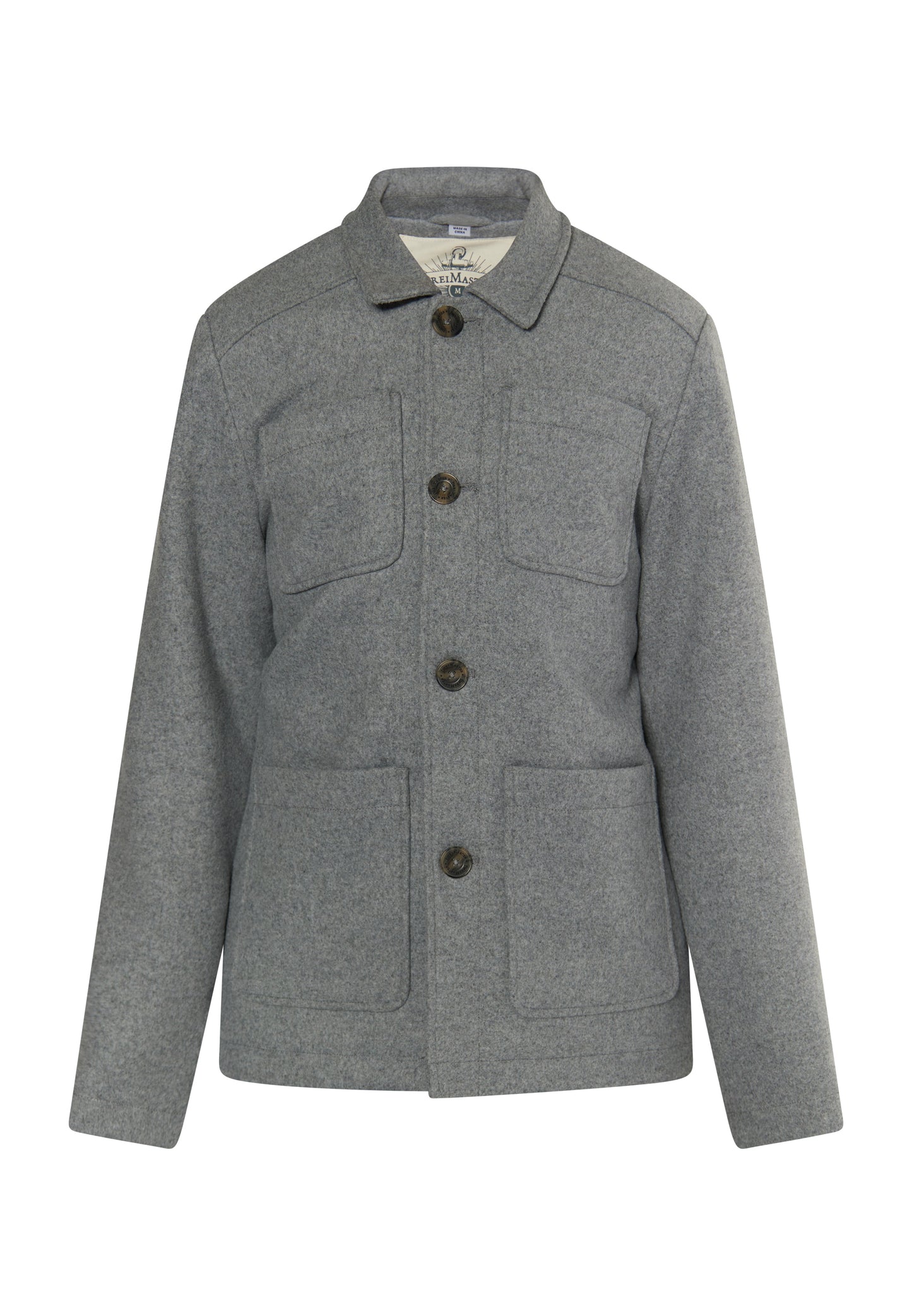 Dreimaster Vintage Herren-Übergangsjacke aus einer Wollmischung