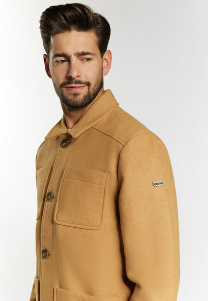 Dreimaster Vintage Men's Transitional Jacket Made From A Wool Blend