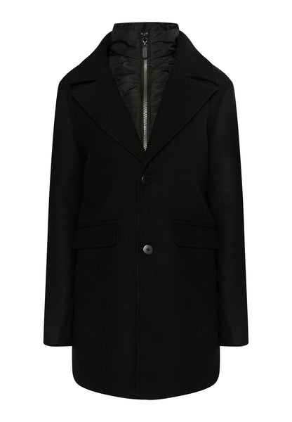 Dreimaster Klassik Men's Transitional Coat Made Of Wool Blend