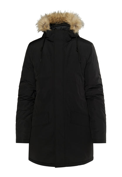DreiMaster Klassik Men's Winter Jacket With Faux Fur