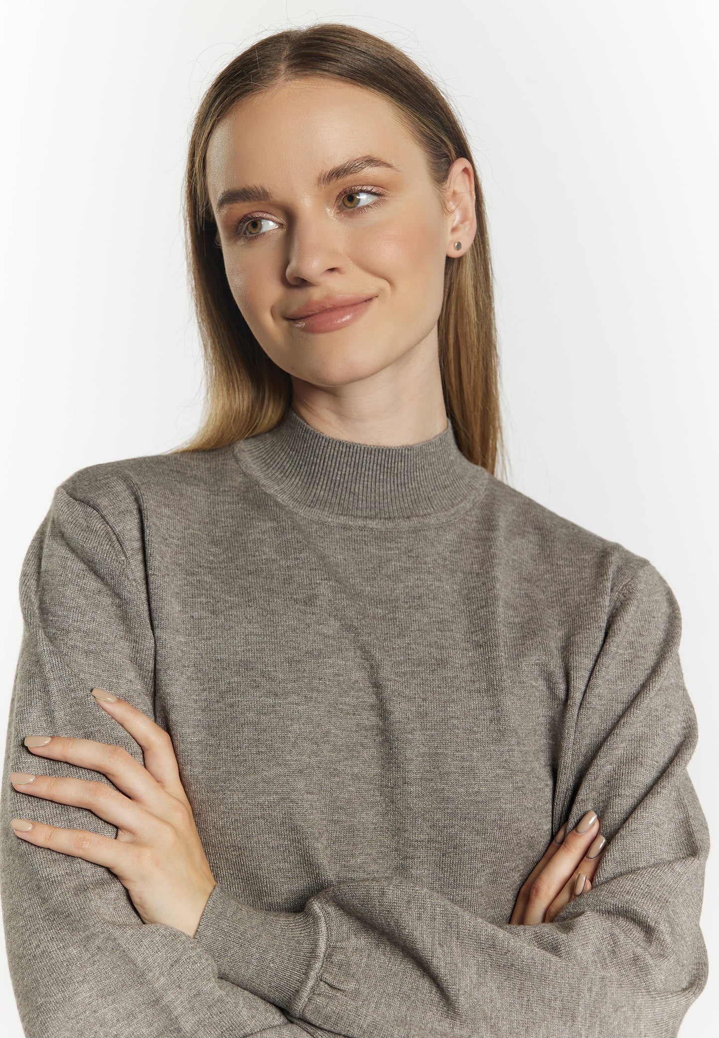 Dreimaster klassischer Damen-Strickpullover