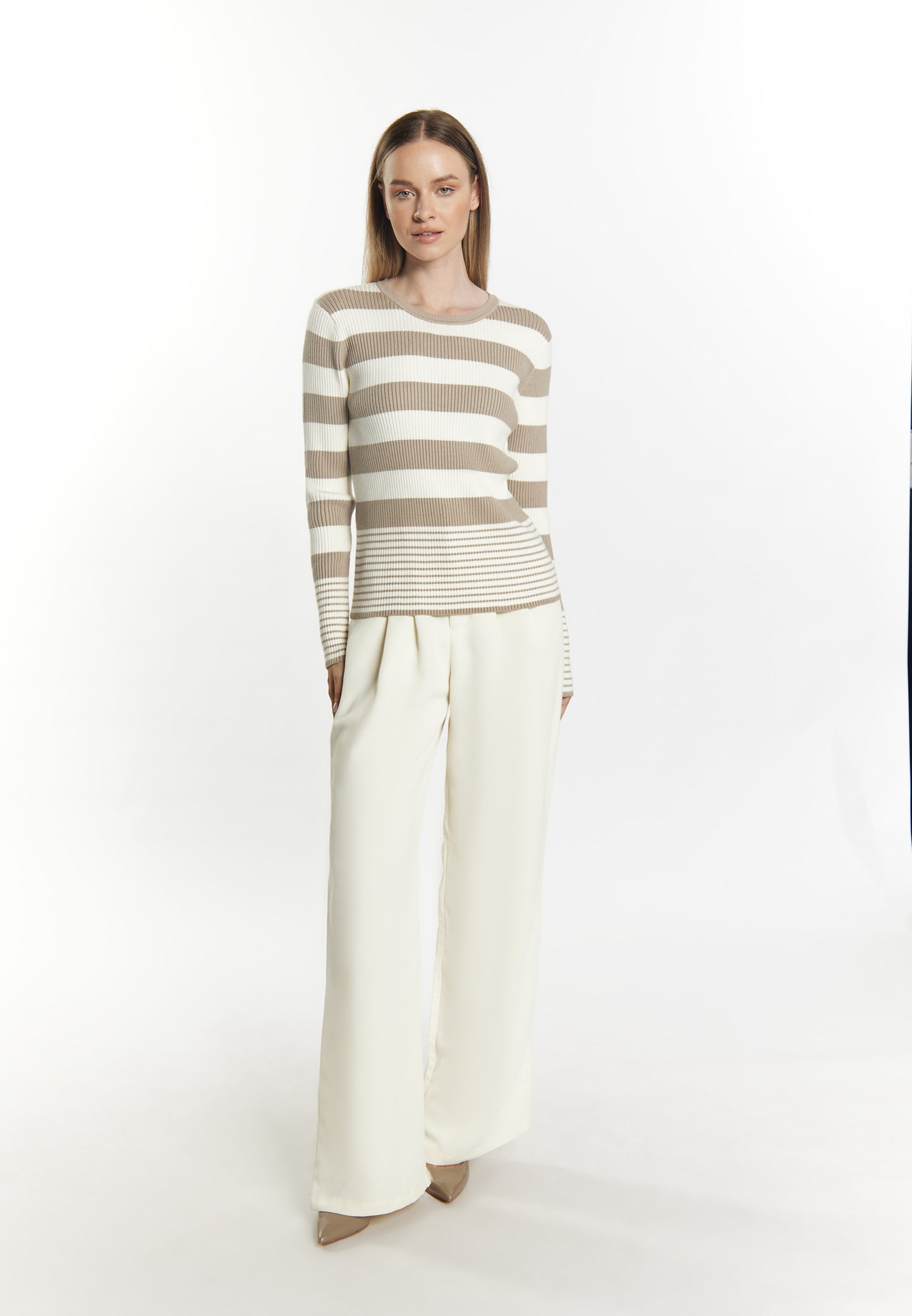 Dreimaster klassischer Damen-Strickpullover