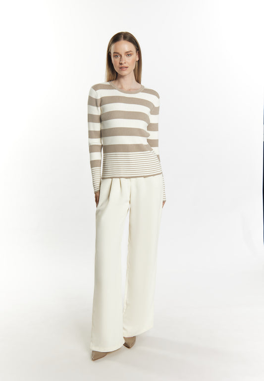 Dreimaster klassischer Damen-Strickpullover