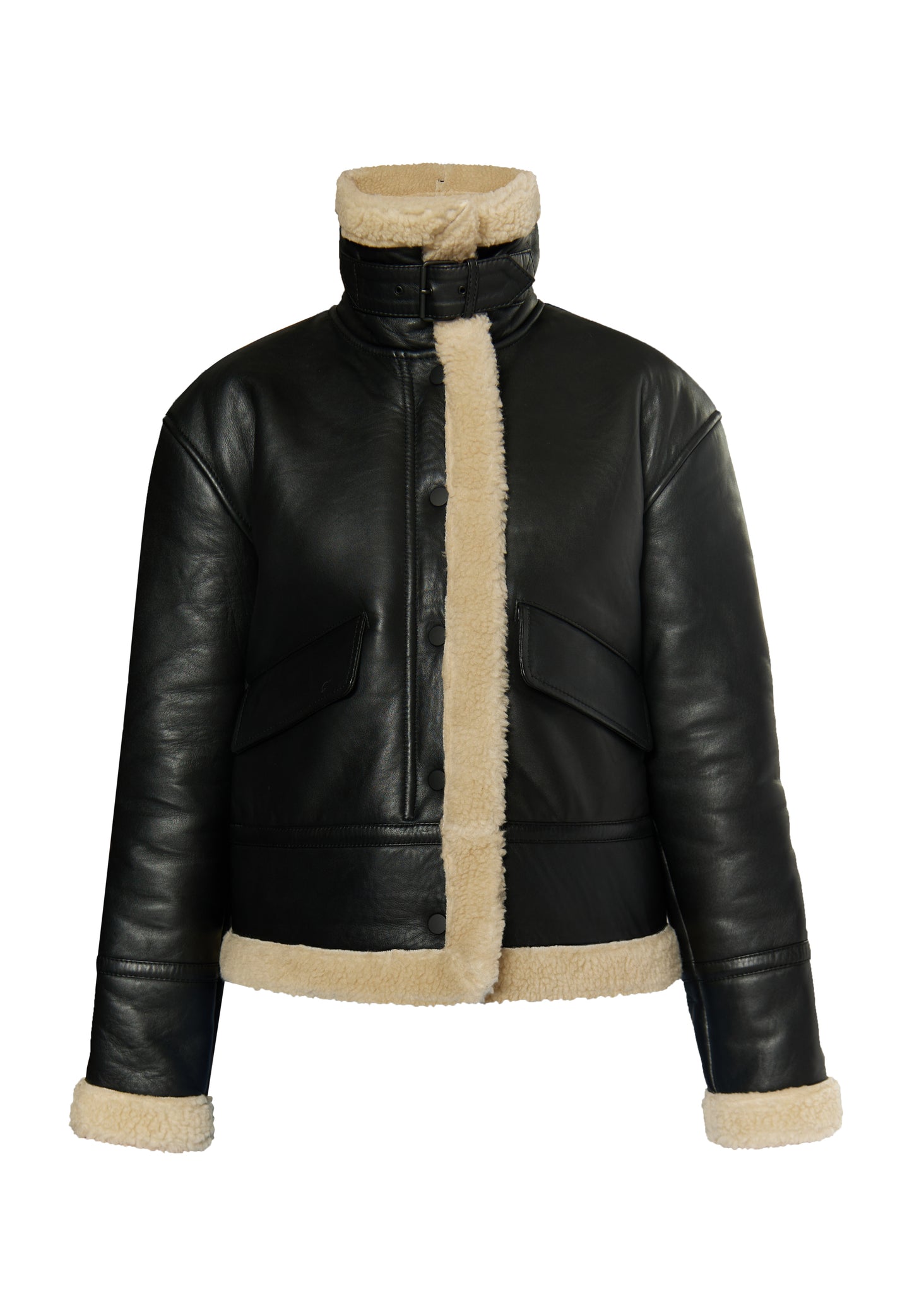 DreiMaster Vintage Women's Shearling Leather Jacket