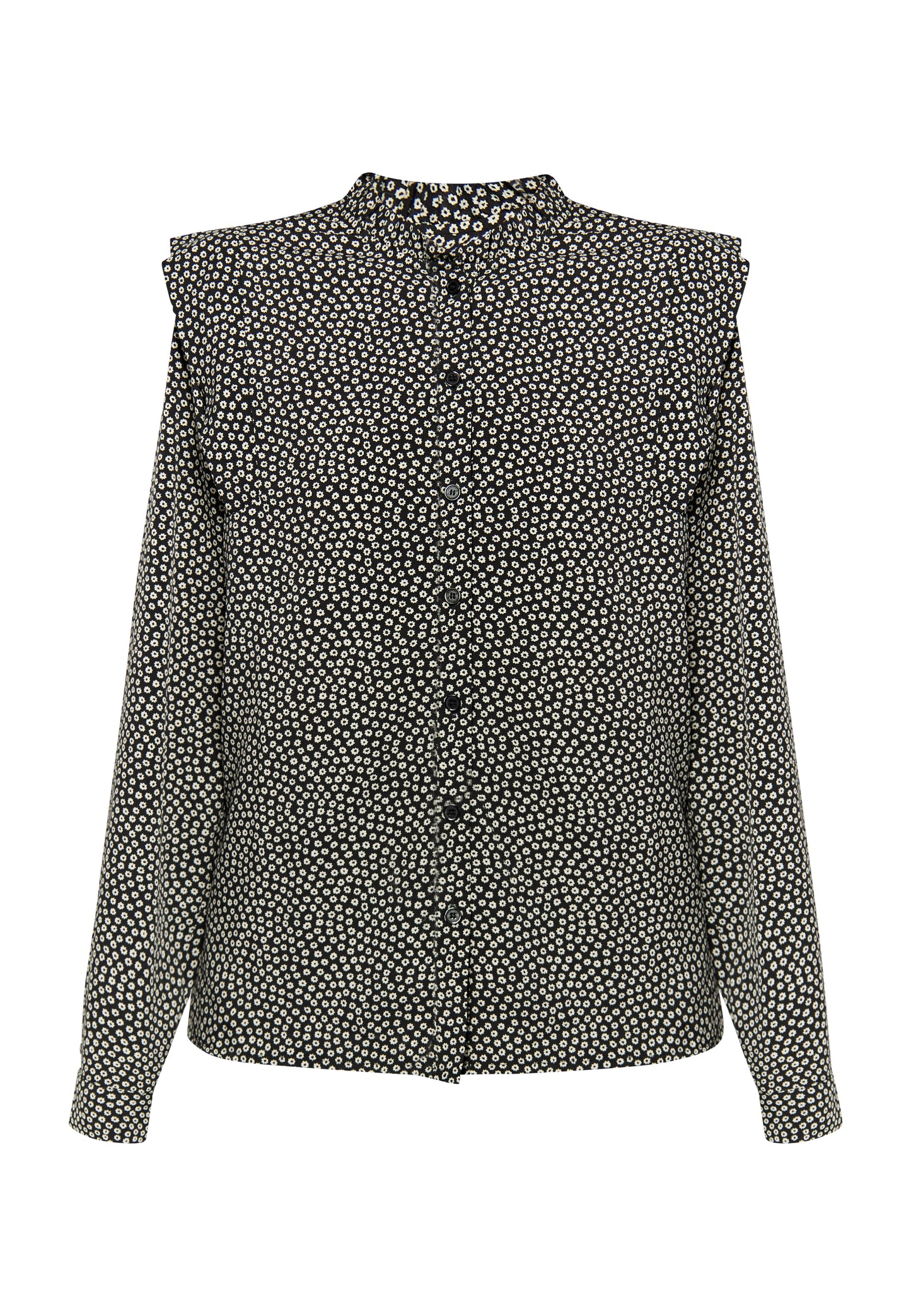 Dreimaster Vintage Damen Langarmbluse