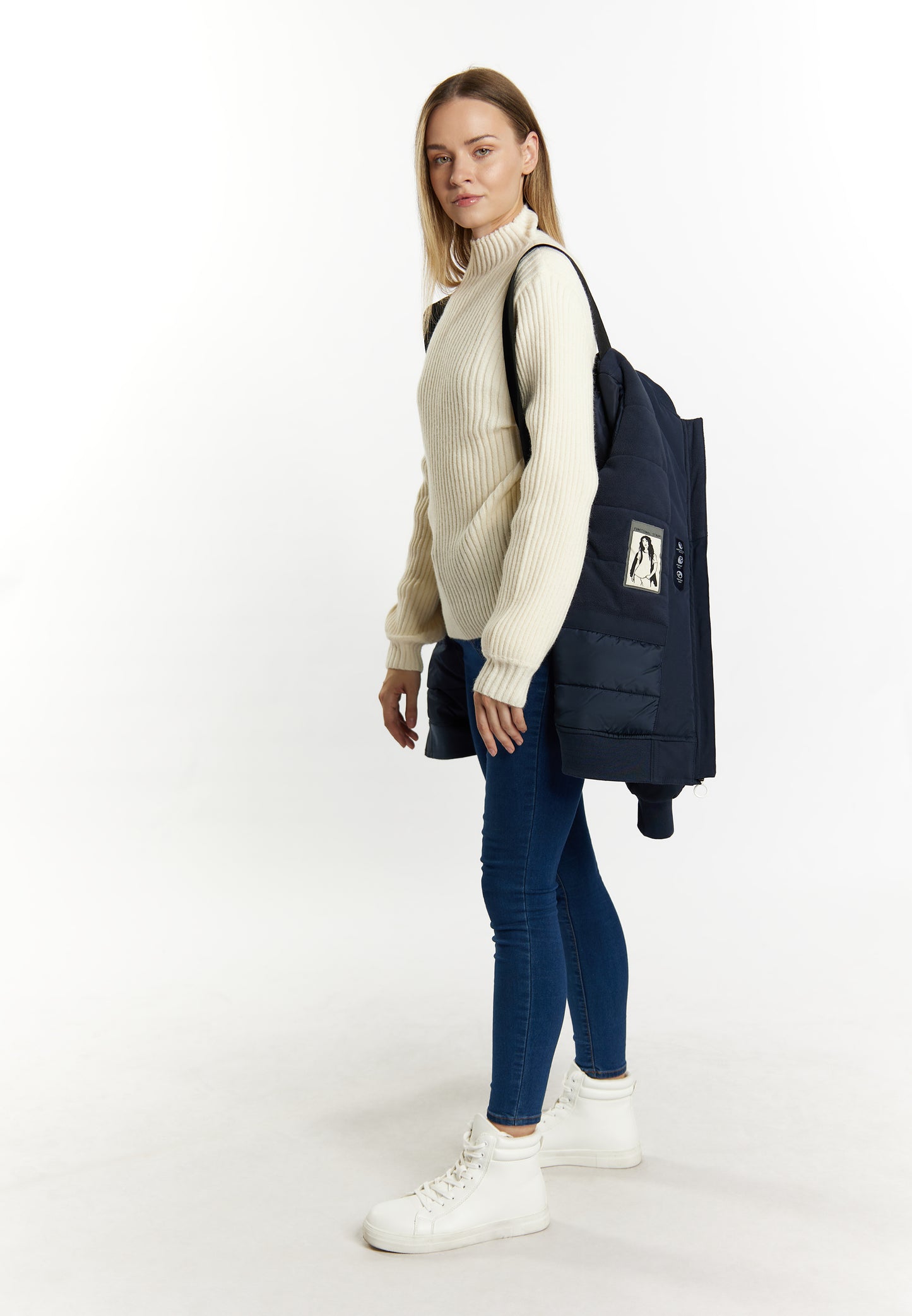 DreiMaster Maritim bluzka damska + torba na zakupy - zestaw