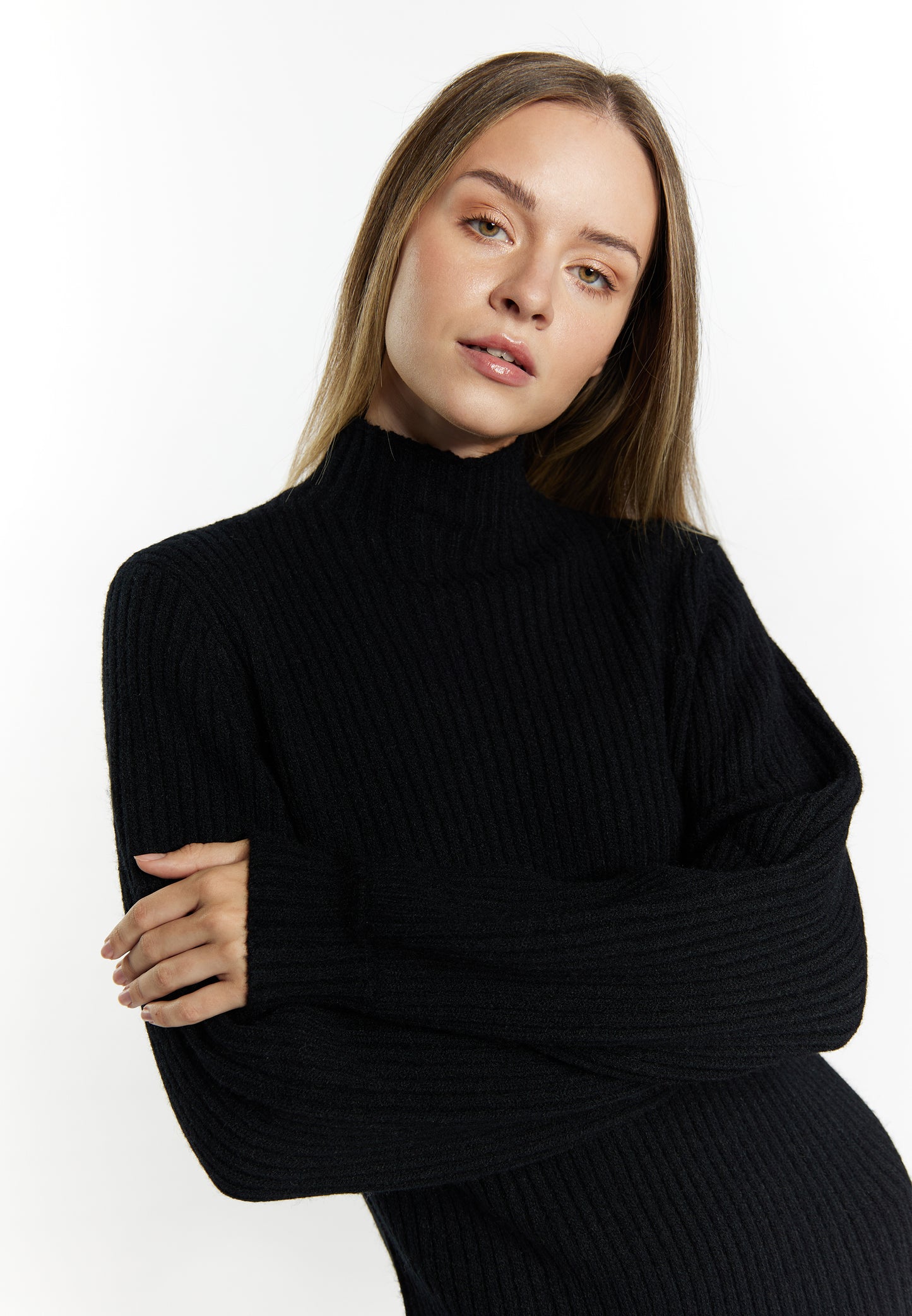 DreiMaster Klassik damska dzianinowa sukienka