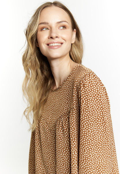 Dreimaster Vintage Damen LangarmBluse