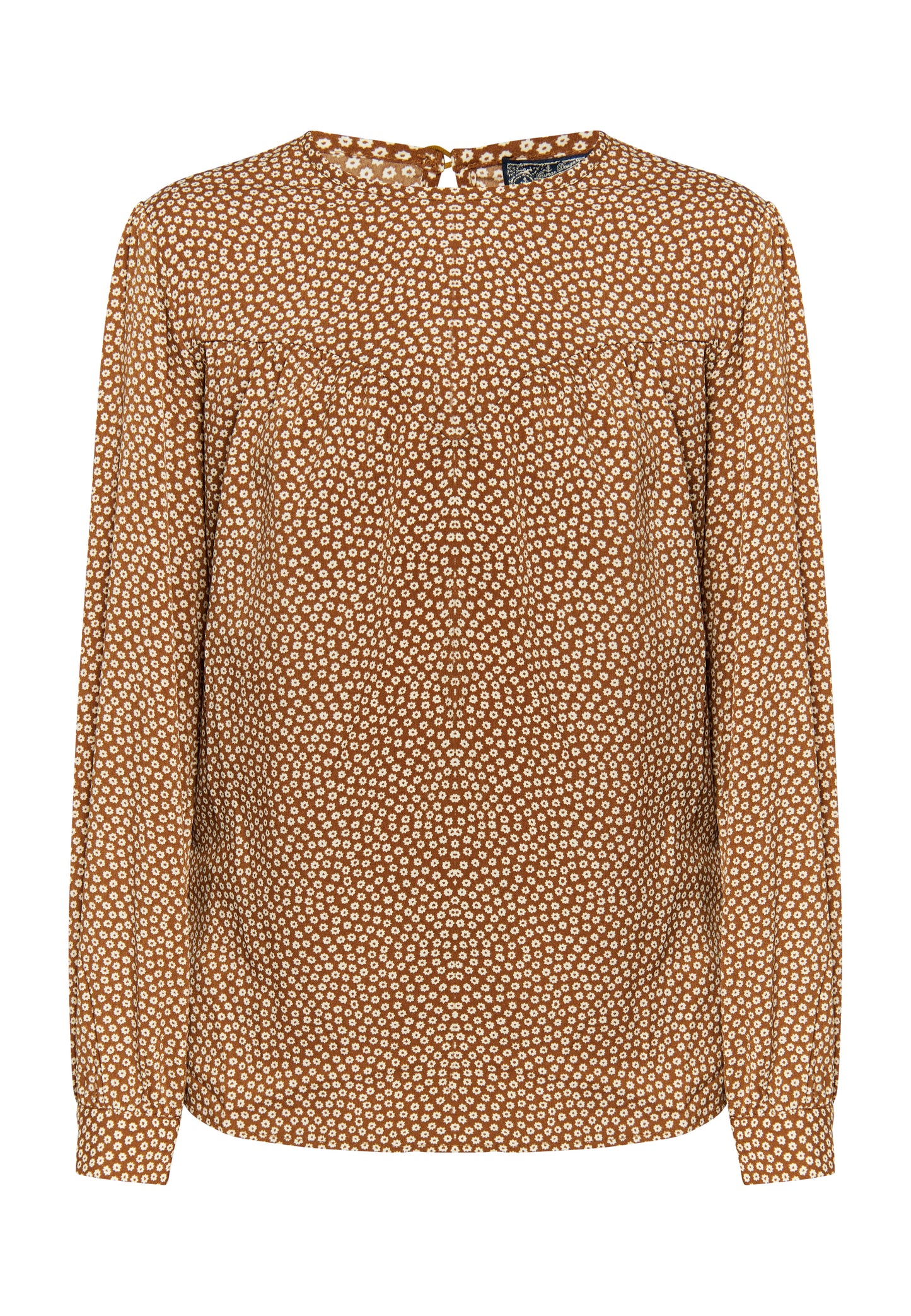 Dreimaster Vintage Damen LangarmBluse