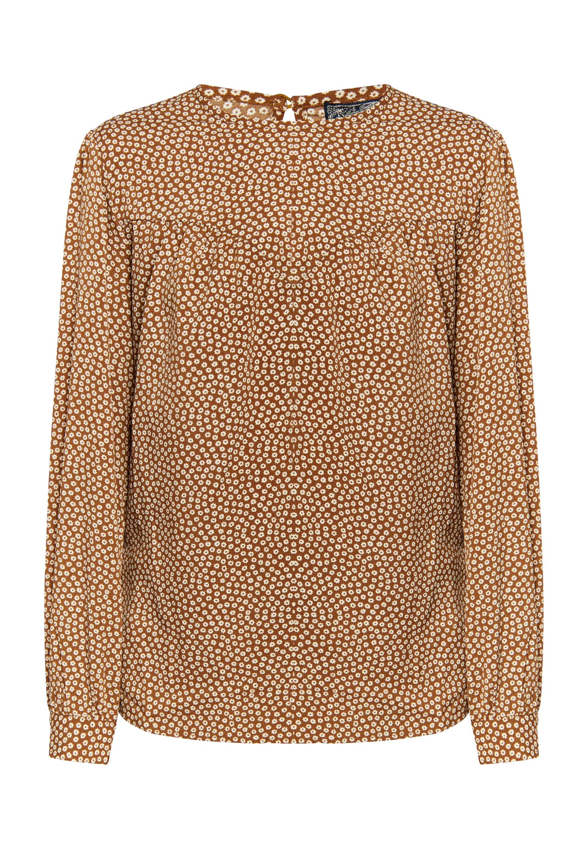 Dreimaster Vintage Damen LangarmBluse