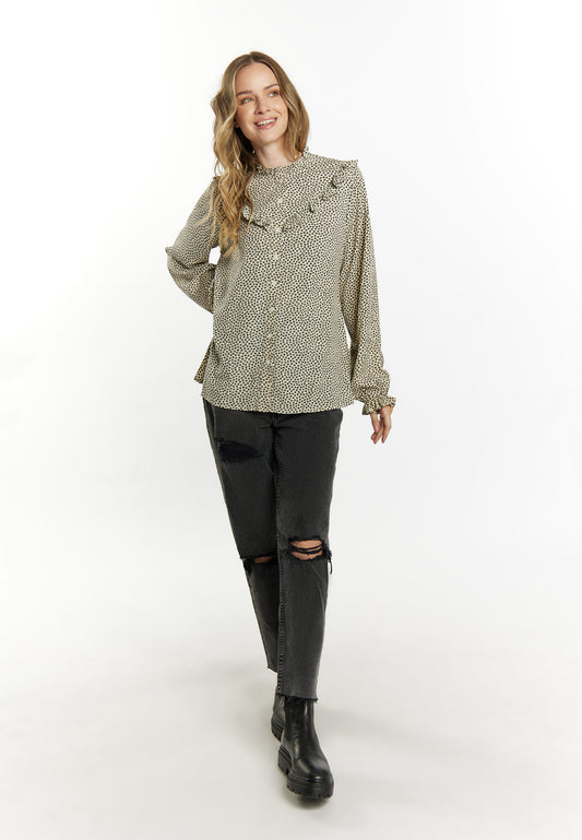 DreiMaster Vintage damska bluzka z długim rękawem