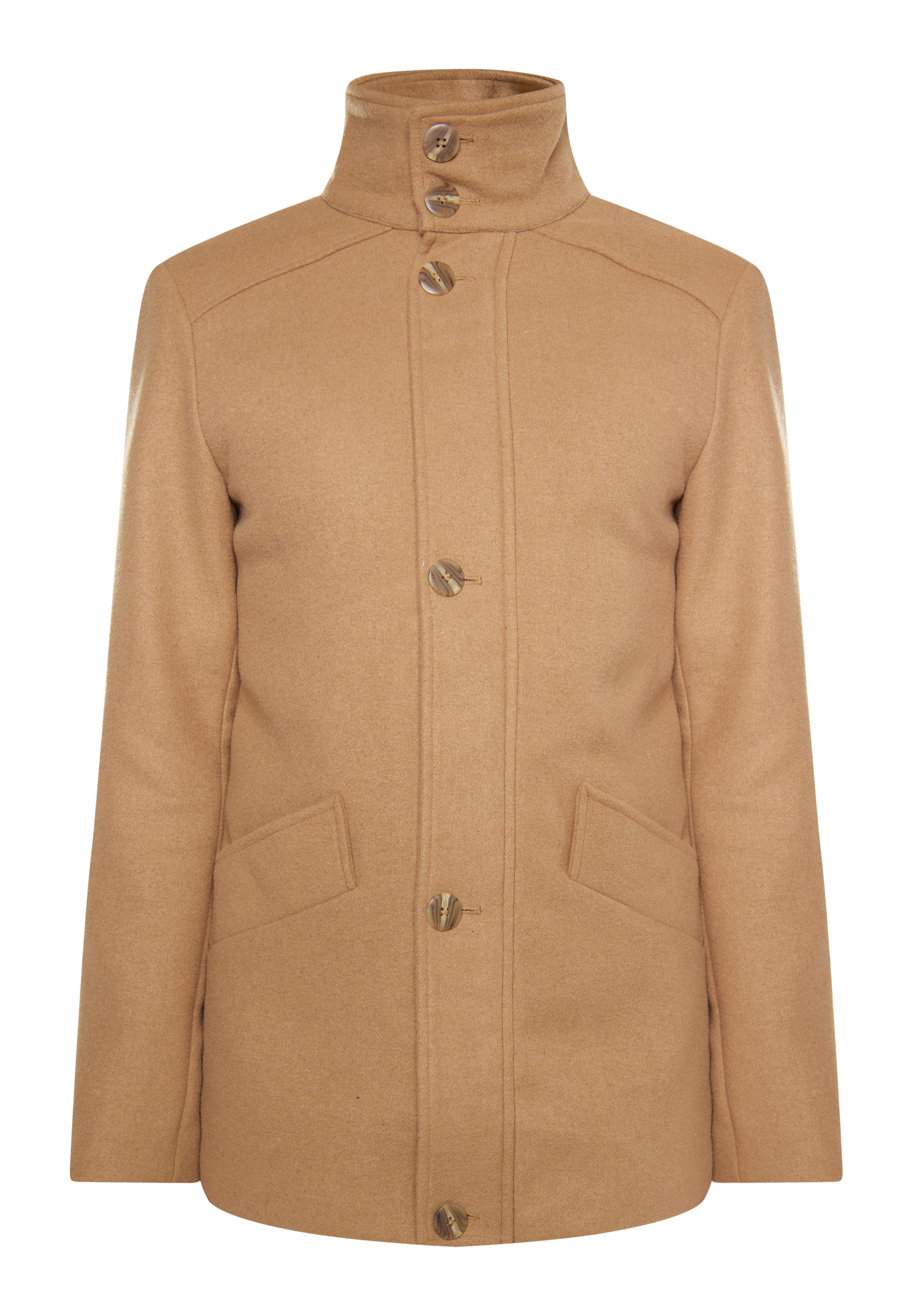 Dreimaster Klassik Men's Transitional Jacket Made From A Wool Blend