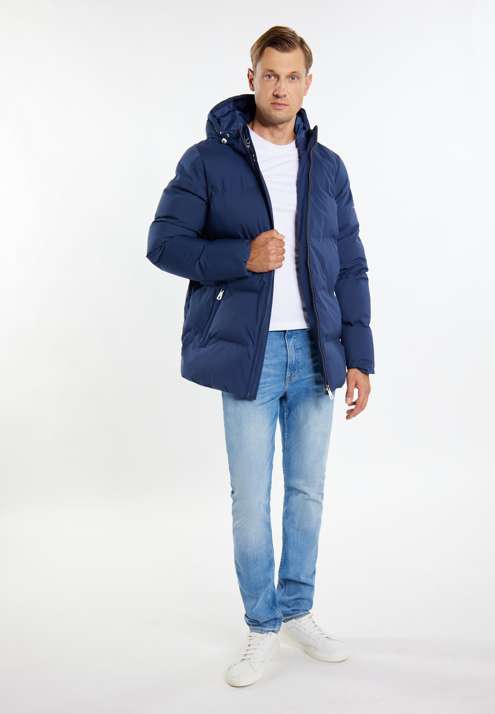 Dreimaster Maritim Men's Winter Jacket With Padding