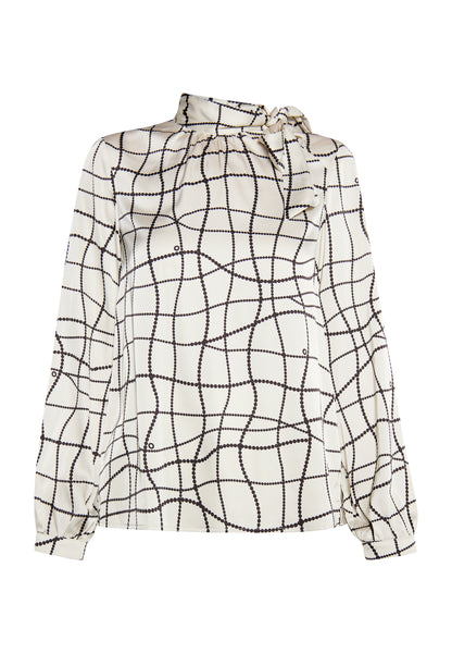 Dreimaster klassische Damen-Langarmbluse