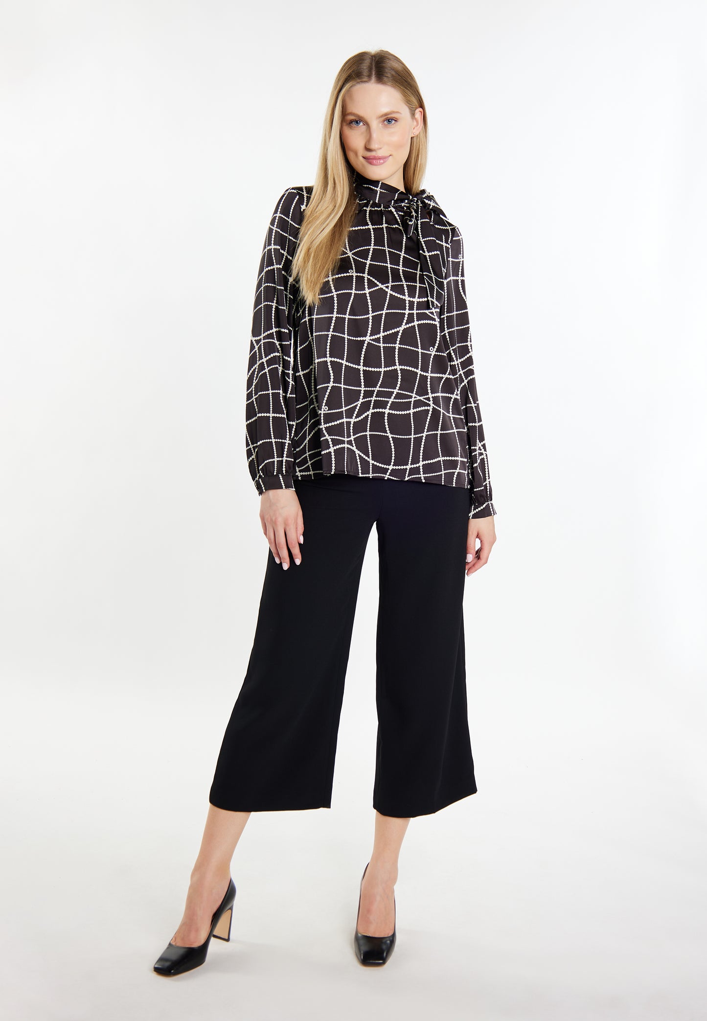 Dreimaster klassische Damen-Langarmbluse