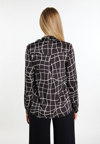 Dreimaster klassische Damen-Langarmbluse