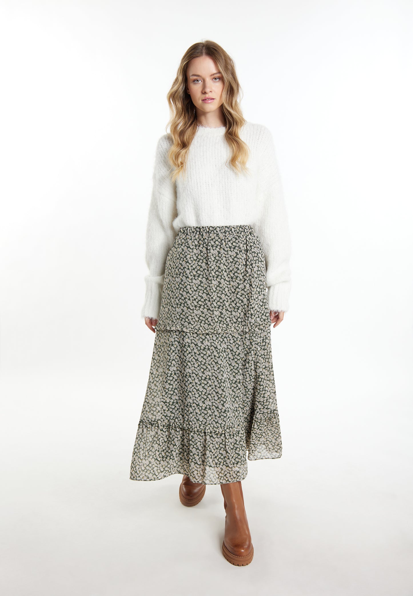 Dreimaster Vintage Maxirock für Damen