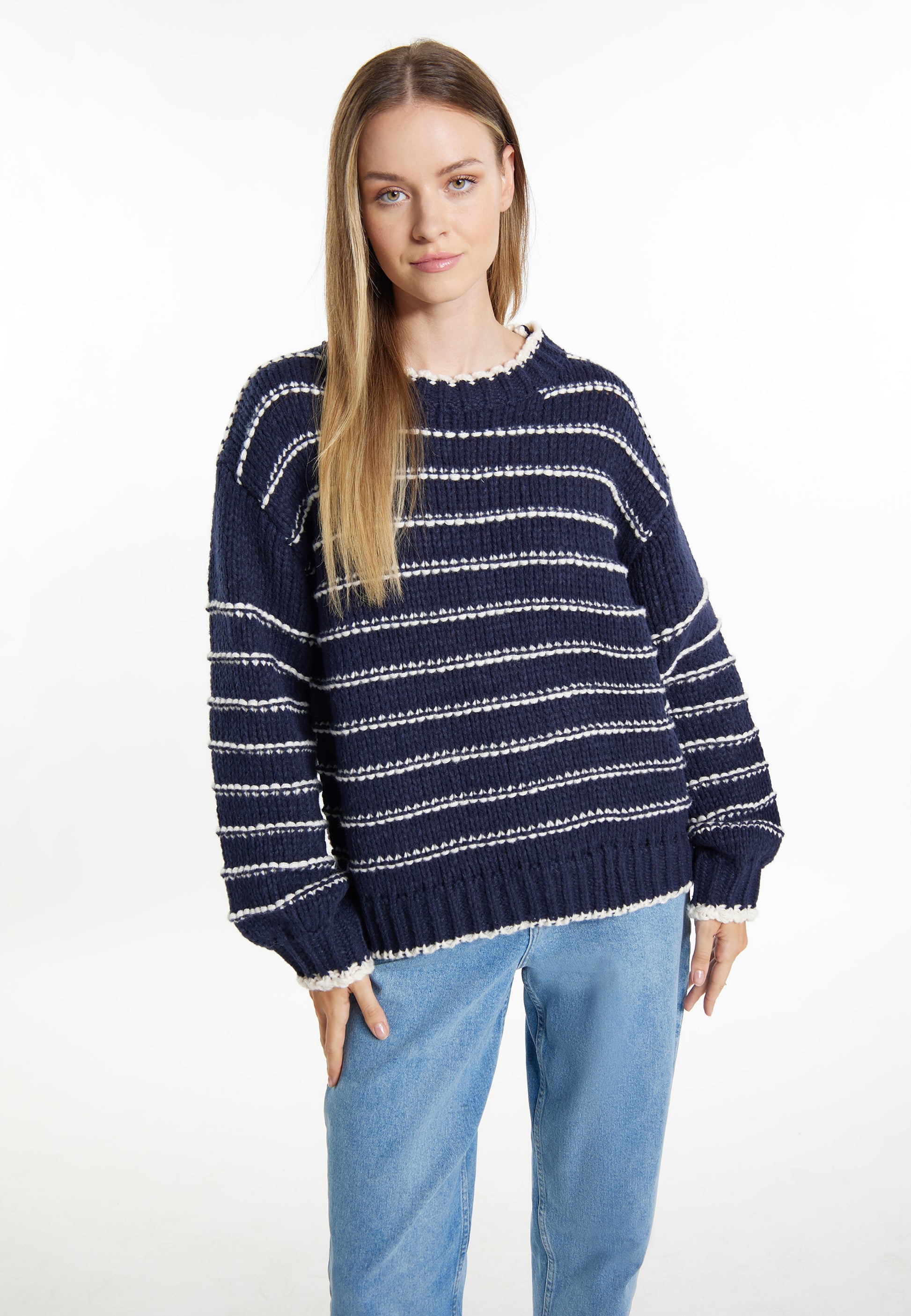 Dreimaster maritim Damen Strickpullover