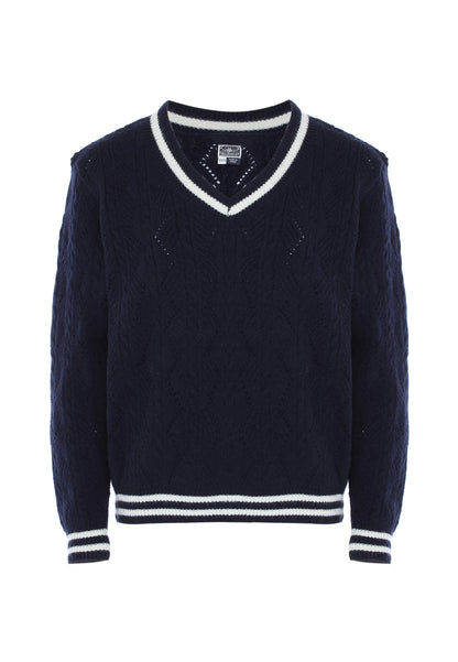 Dreimaster maritimer Damenpullover