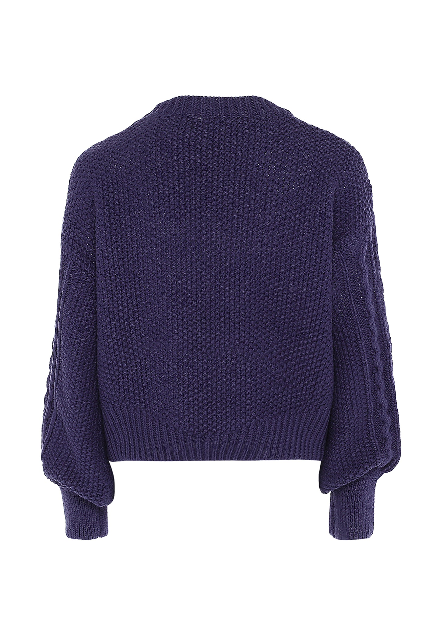 Dreimaster Vintage Damen Zopfstrickpullover