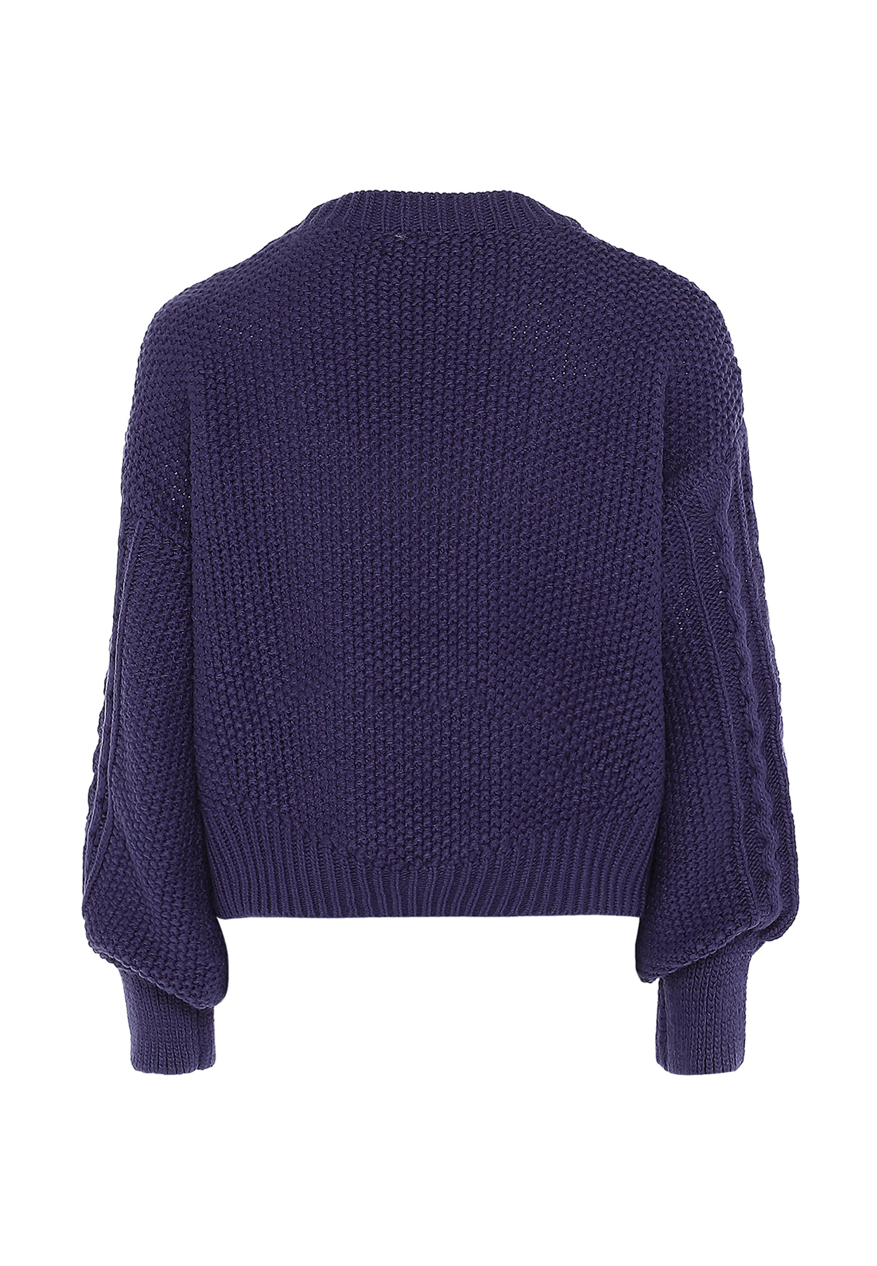 Dreimaster Vintage Damen Zopfstrickpullover