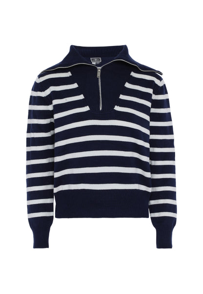 Dreimaster maritim Damenpullover mit Streifen