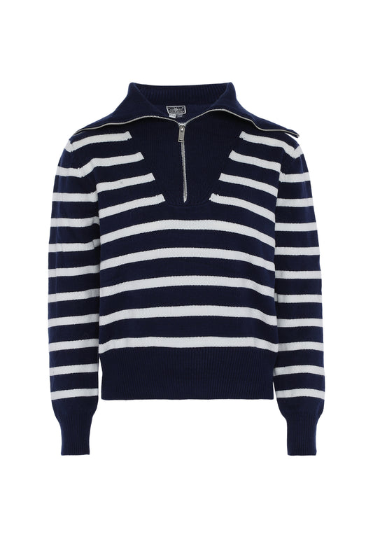 Dreimaster maritim Damenpullover mit Streifen