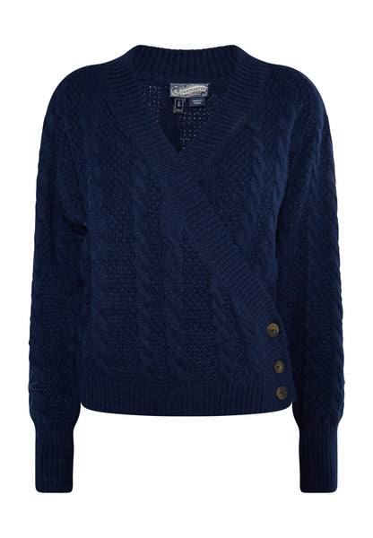 Dreimaster Vintage Damen Strickpullover