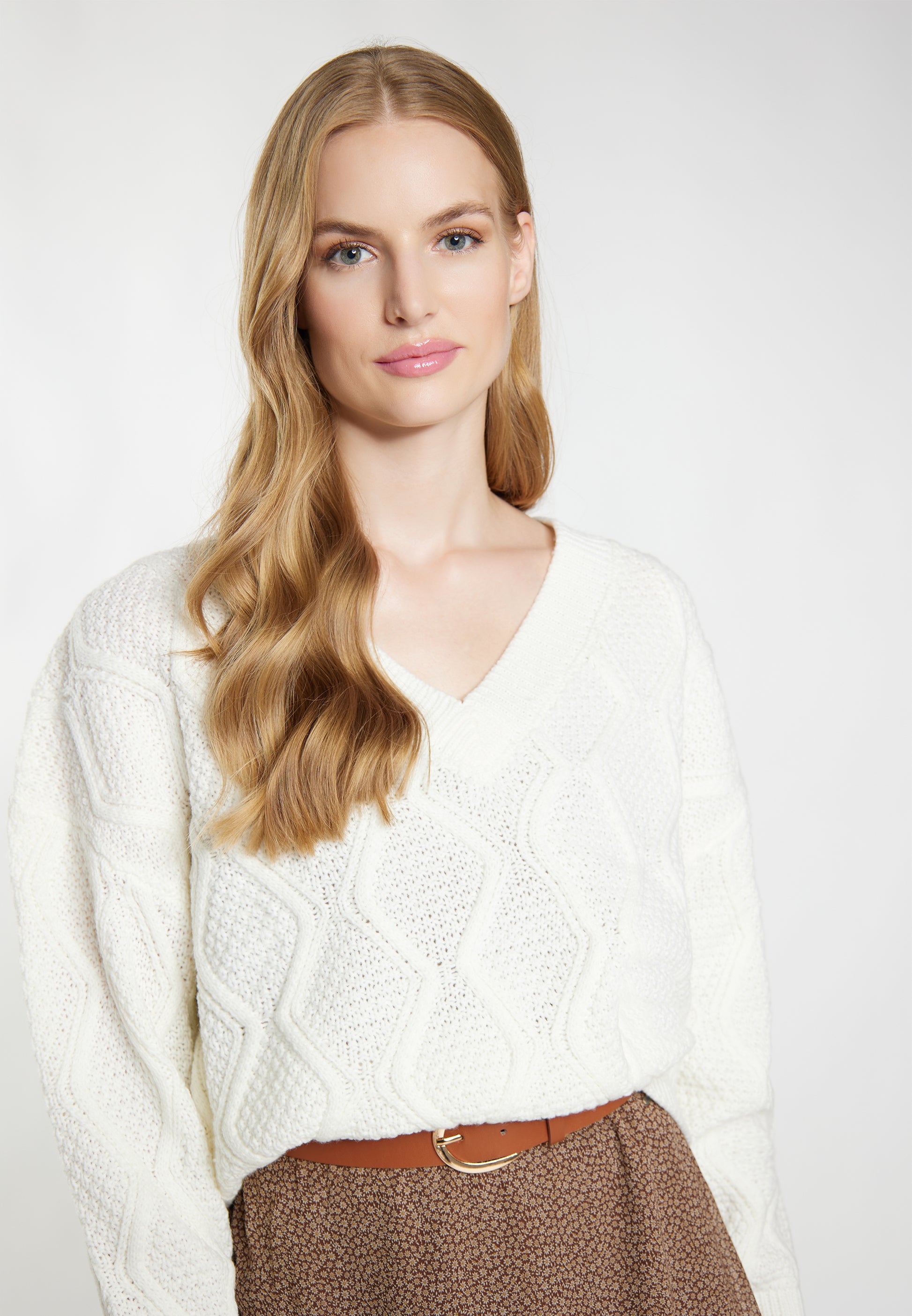 Dreimaster Vintage Damen Strickpullover
