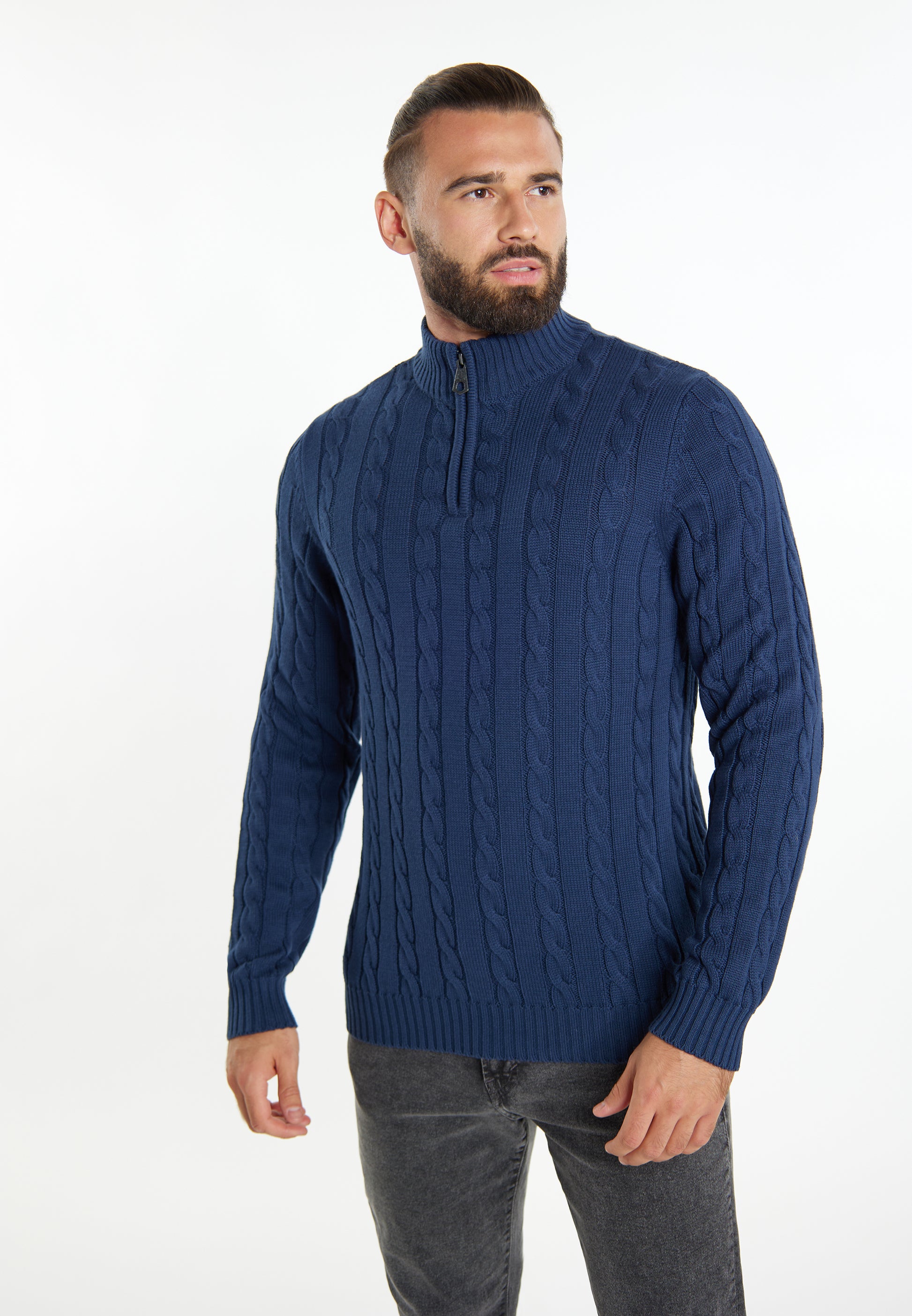 Dreimaster Vintage Herren Strickpullover