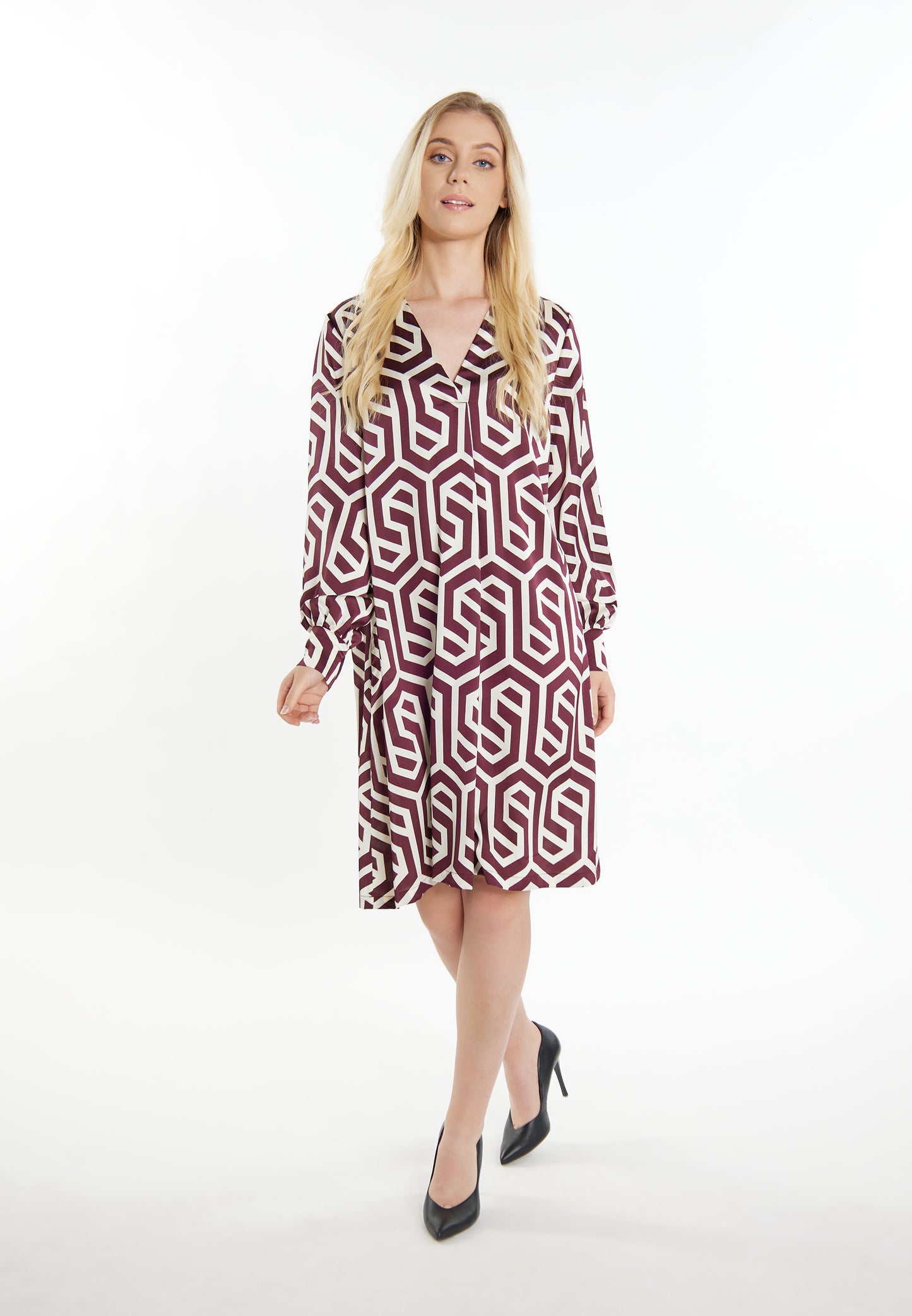 DreiMaster Klassik damska sukienka midi