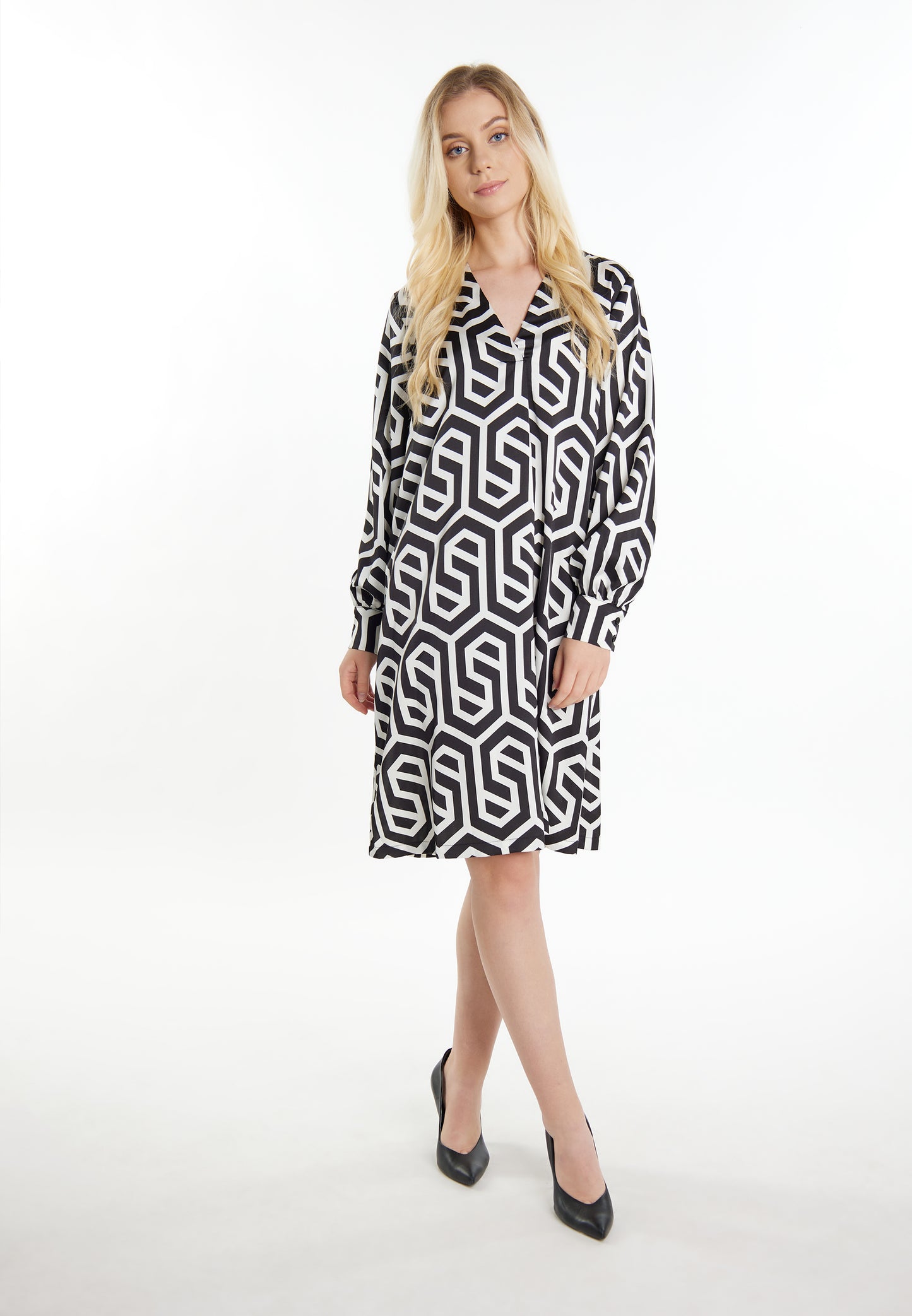 DreiMaster Klassik damska sukienka midi