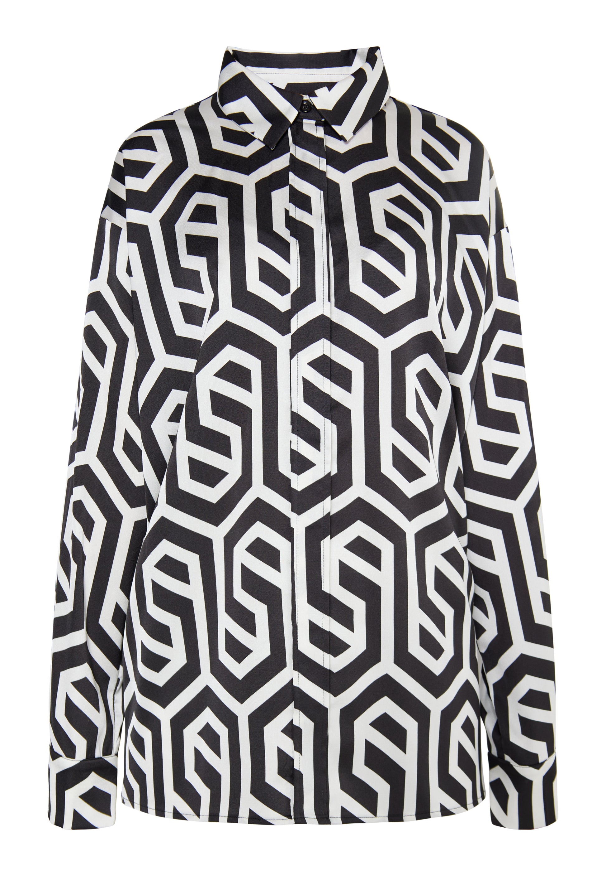 DreiMaster Klassik damska bluzka koszulowa