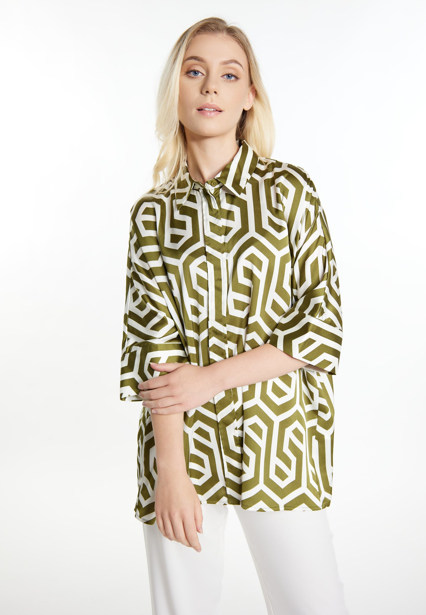 DreiMaster Klassik damska bluzka koszulowa