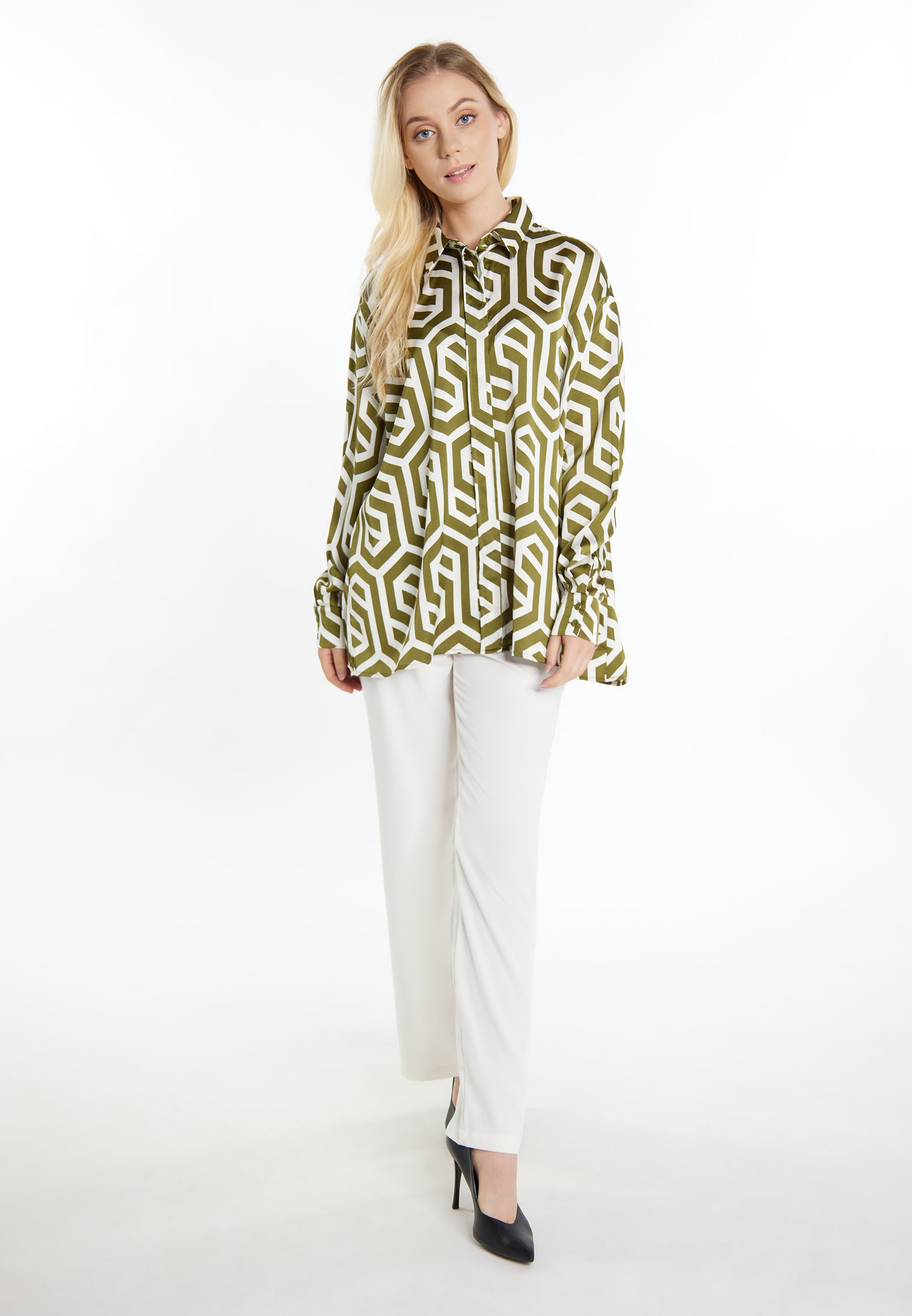 DreiMaster Klassik damska bluzka koszulowa