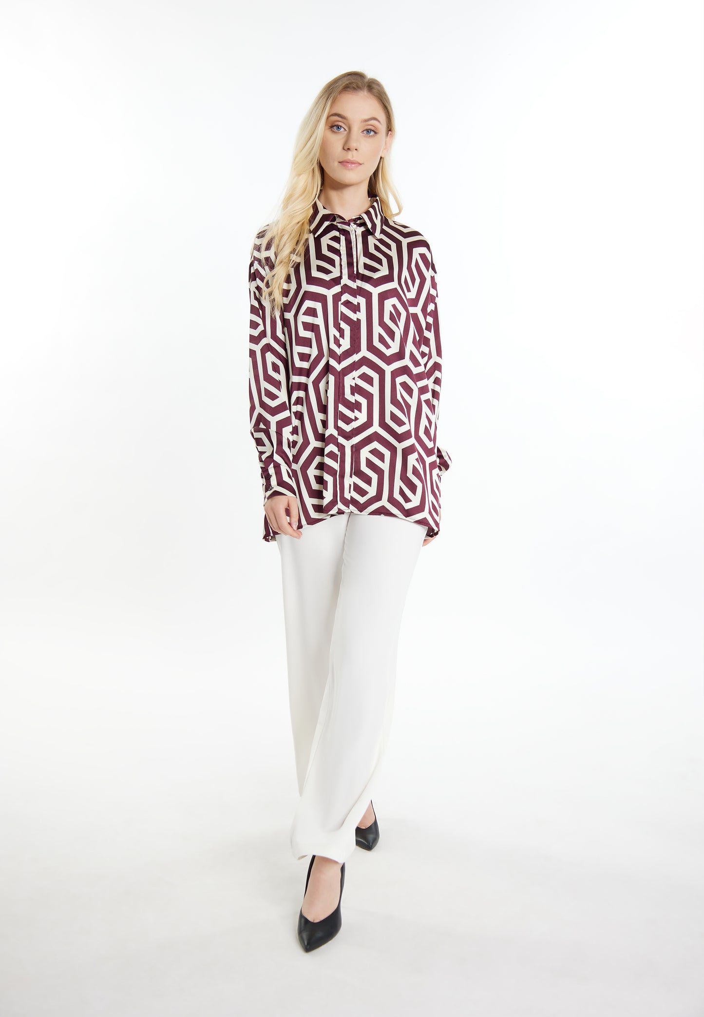 DreiMaster Klassik damska bluzka koszulowa