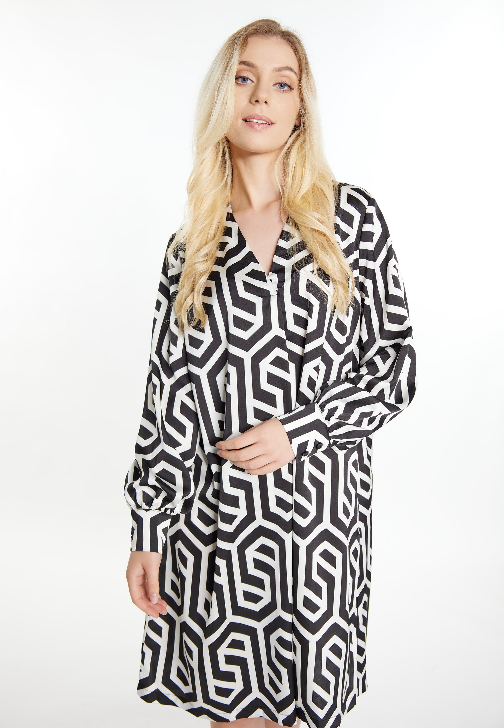 DreiMaster Klassik damska sukienka midi