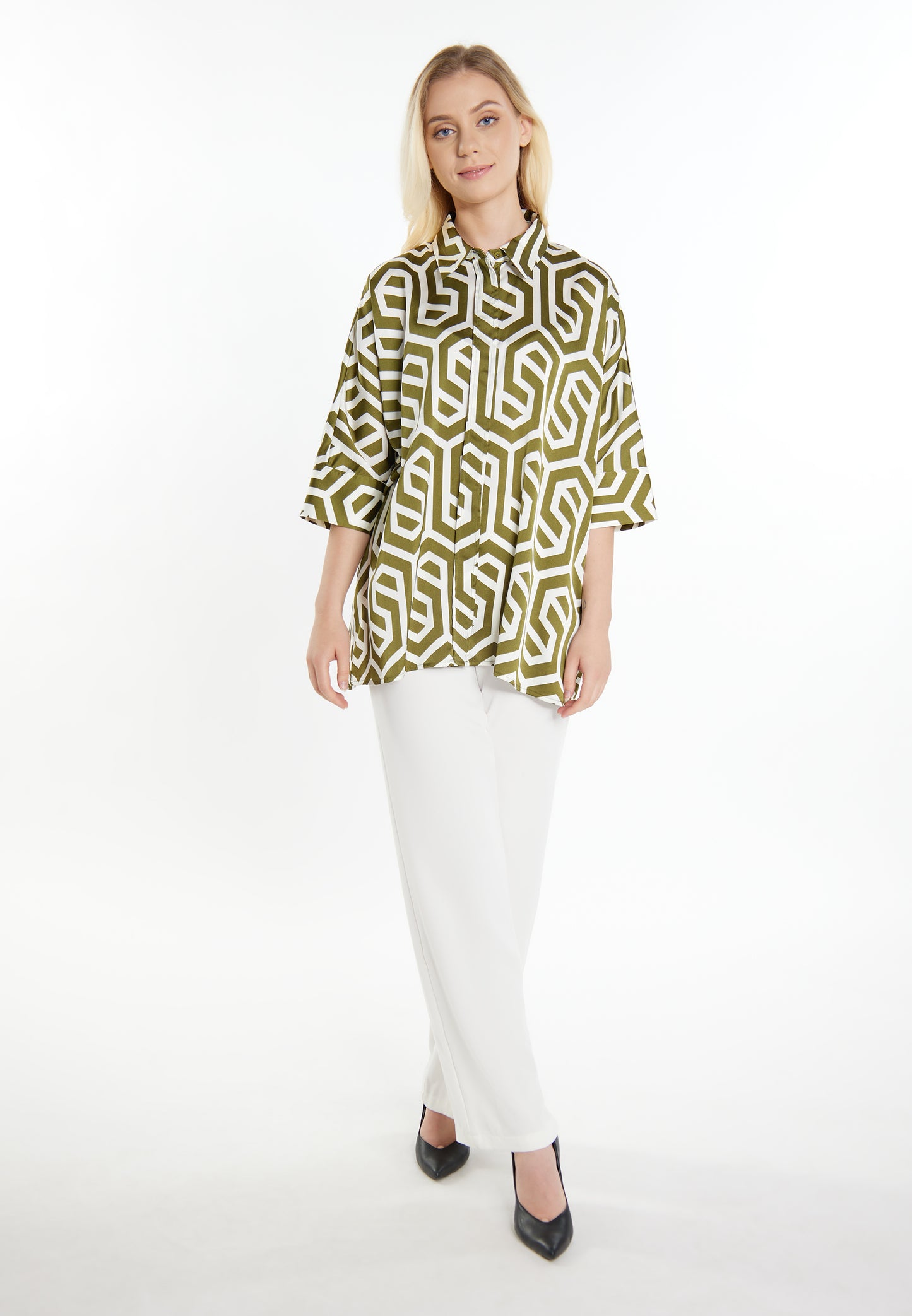 DreiMaster Klassik damska bluzka koszulowa