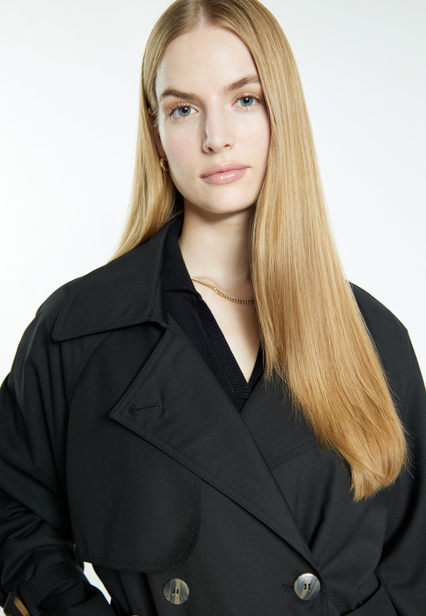 Dreimaster Klassik Damen Trenchcoat