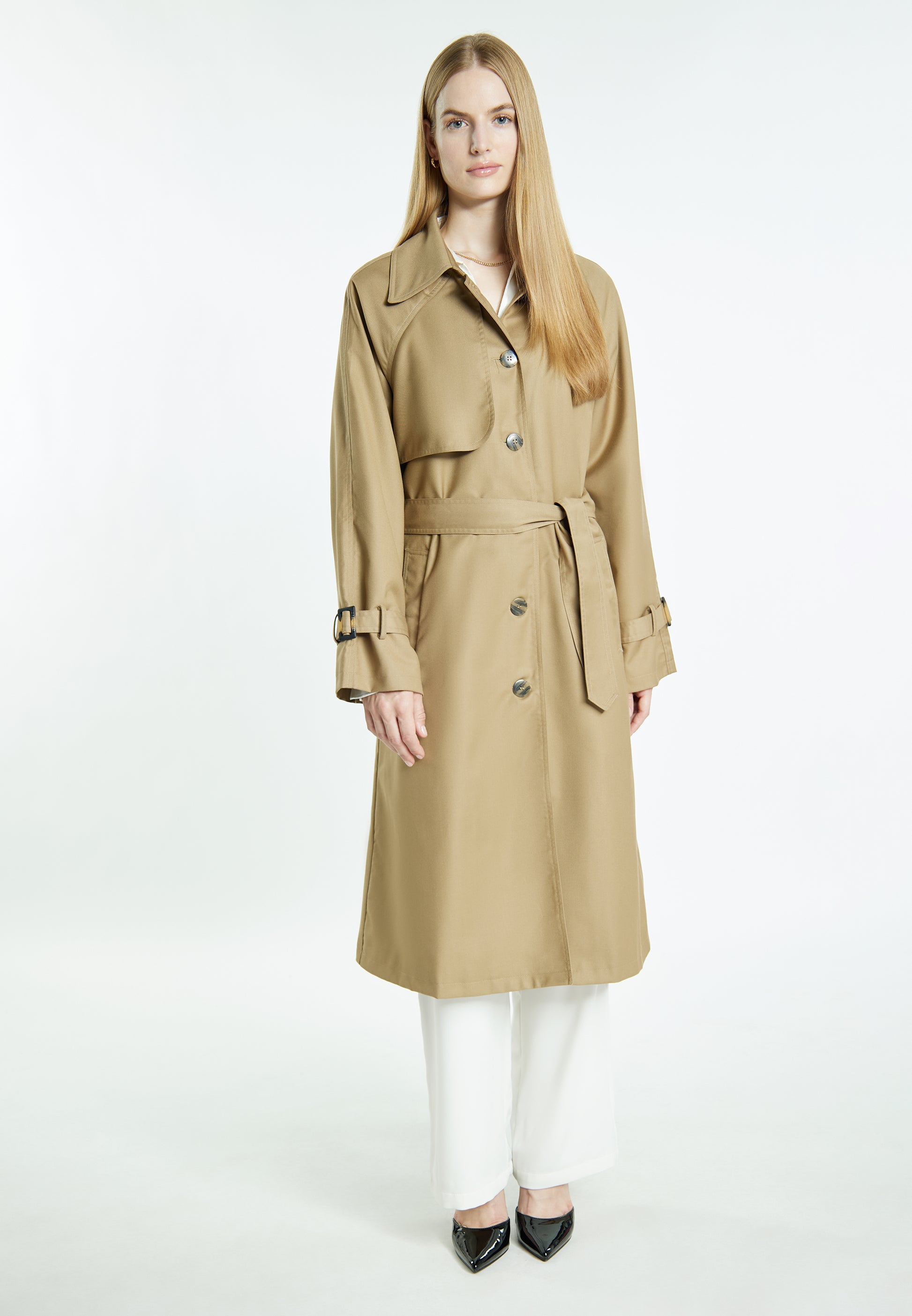 Dreimaster klassisch Damen Trenchcoat