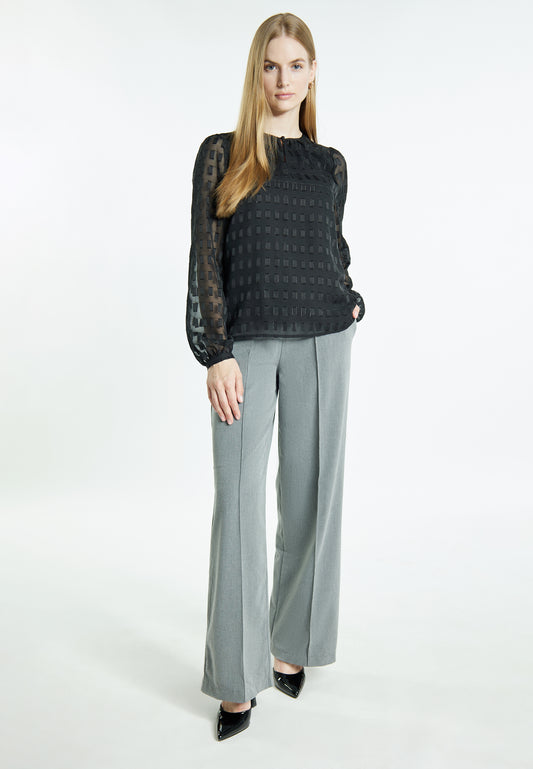 DreiMaster Klassik damska bluzka z długim rękawem